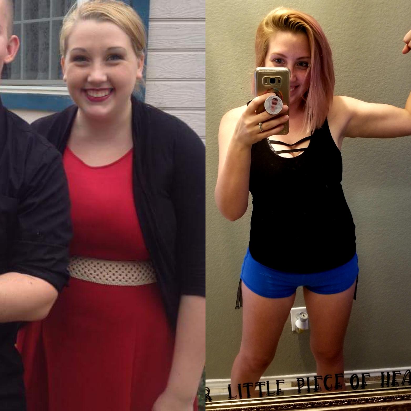 F/24/5'3 [200+lbs > 140lbs = 60lbs] (4 years between pictures) I posted
