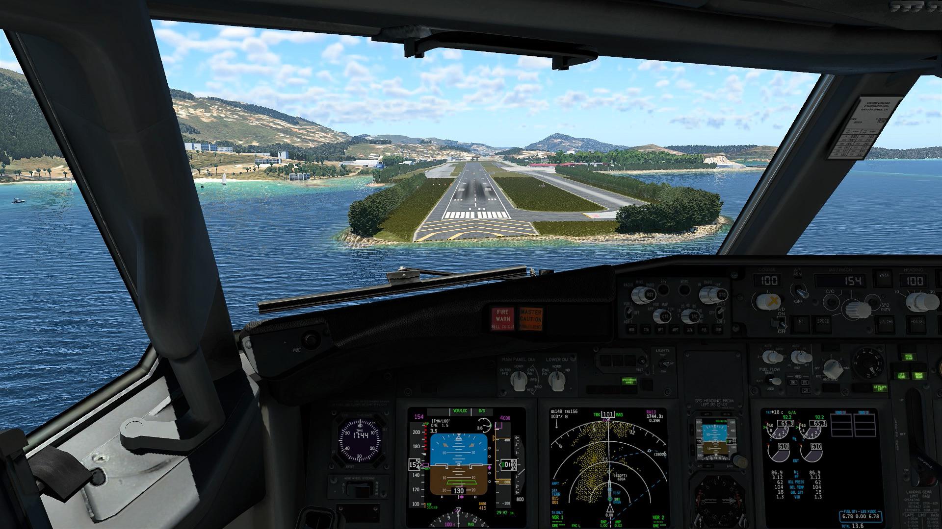 Landing in St.Thomas US Virgin Islands r/flightsim
