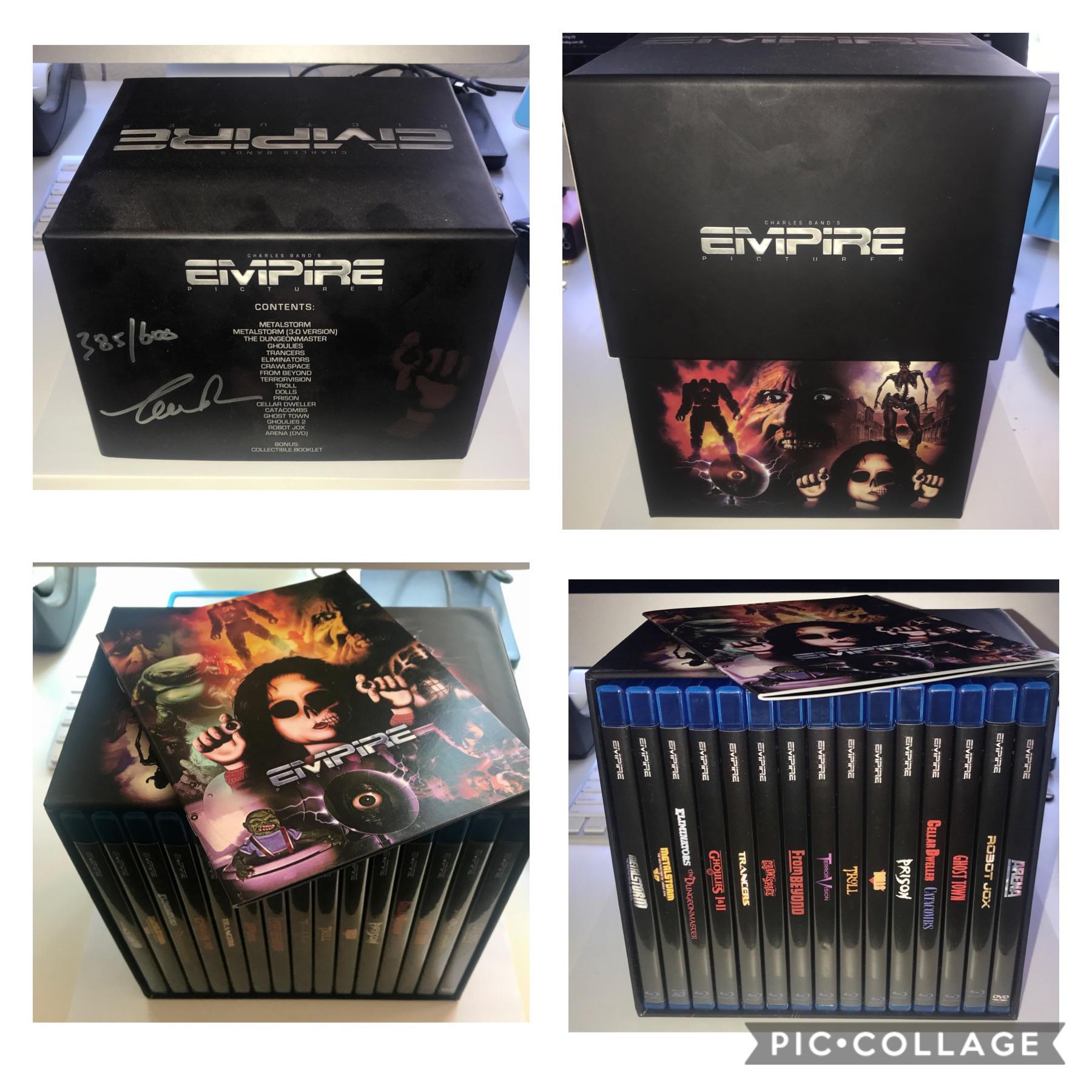 The jewel of my collection. The Empire Pictures Blu Ray boxset. Limited to just 600 units, hand