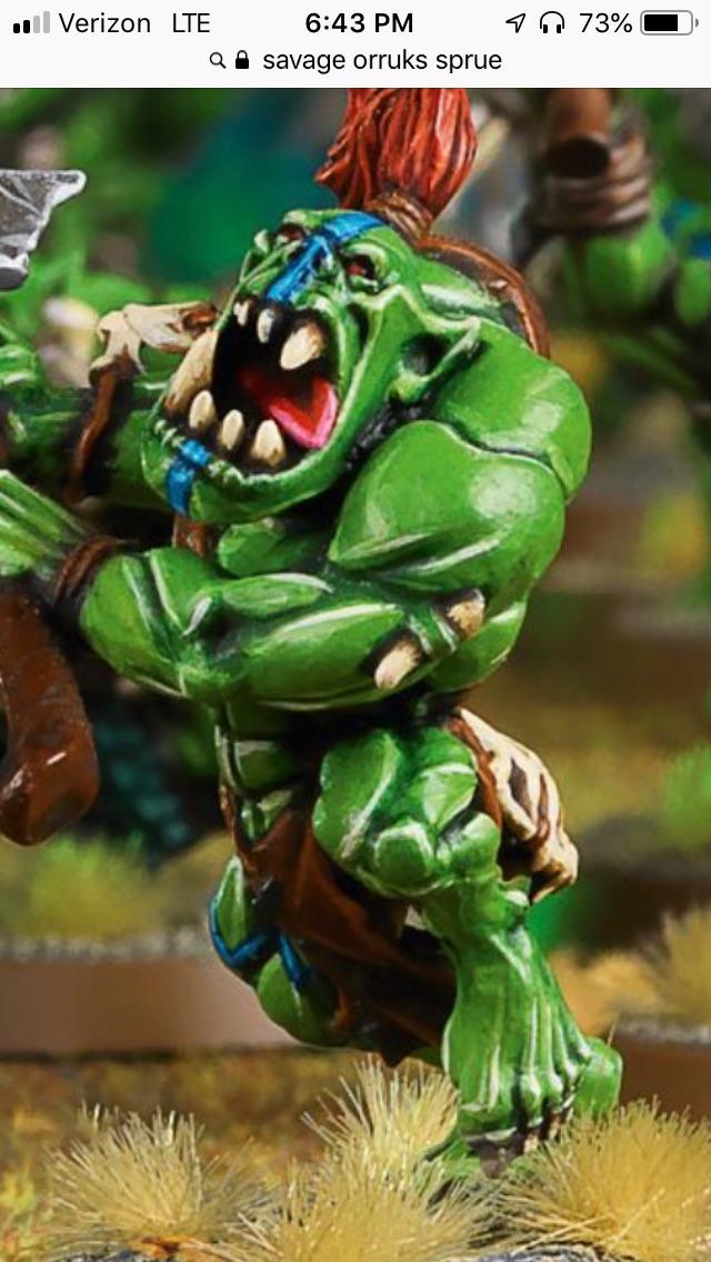 How would you achieve this green skin flesh tone? The Citadel paint app
