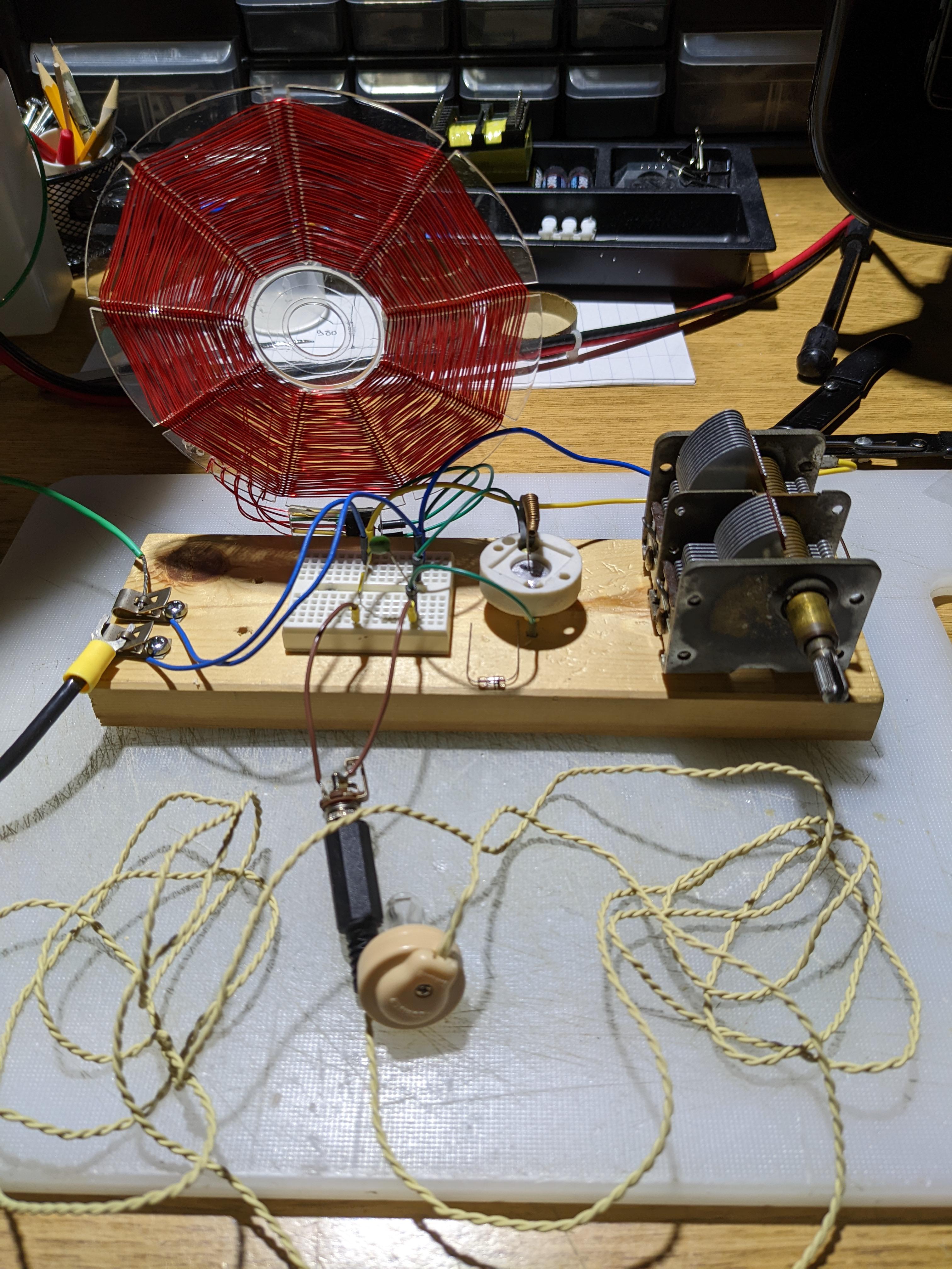 My galena crystal radio interpretation works well r/amateurradio