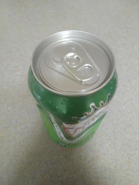 Soda can shrunk in fridge r/mildlyinteresting