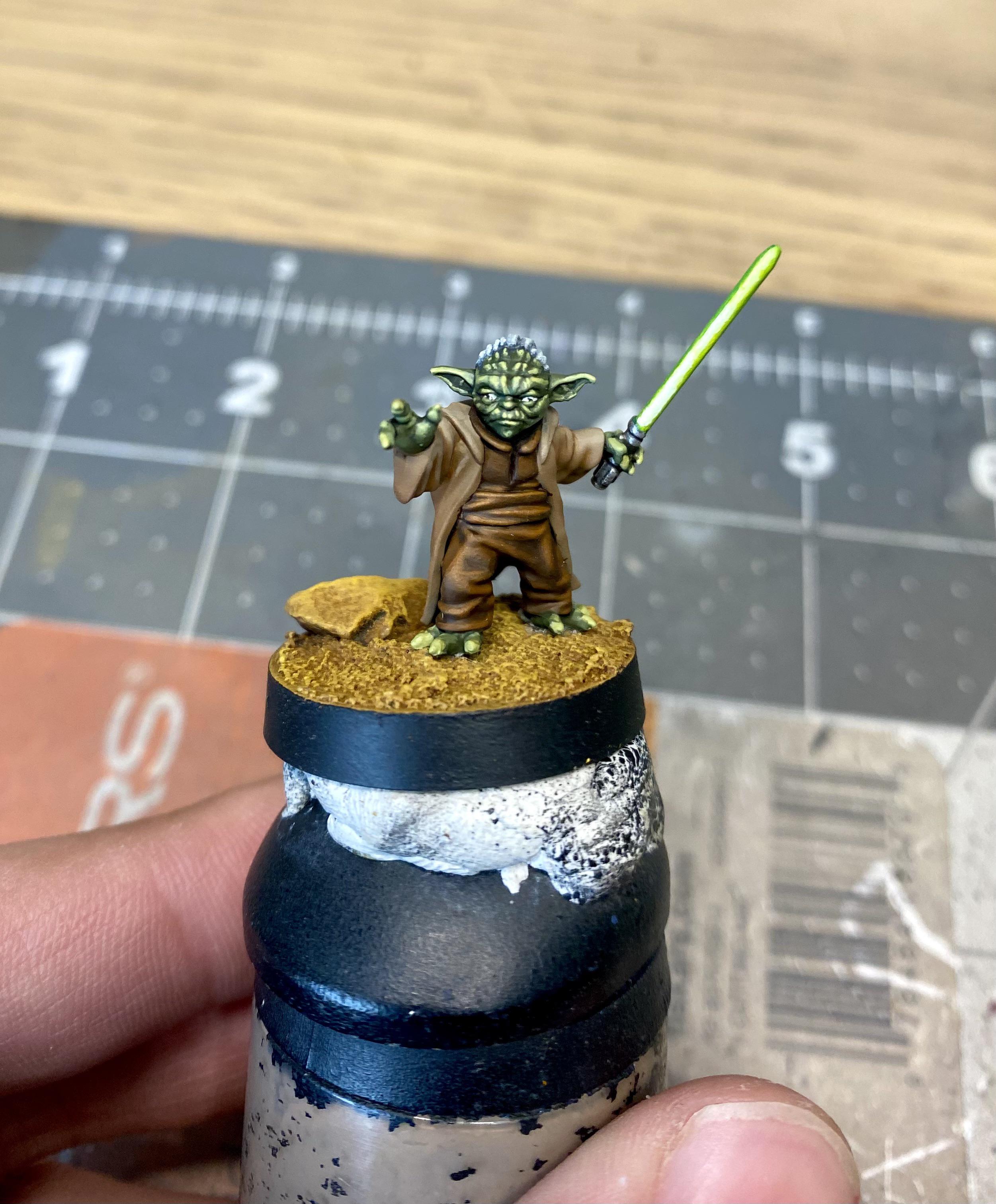 Yoda from AMG’s Star Wars Legion. r/minipainting