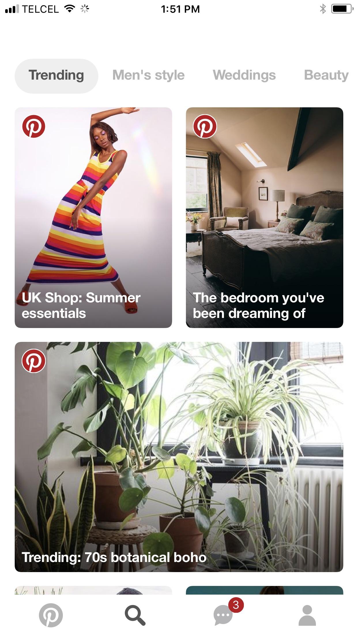 Search bar disappearing in YouTube and Pinterest. r/iOS11