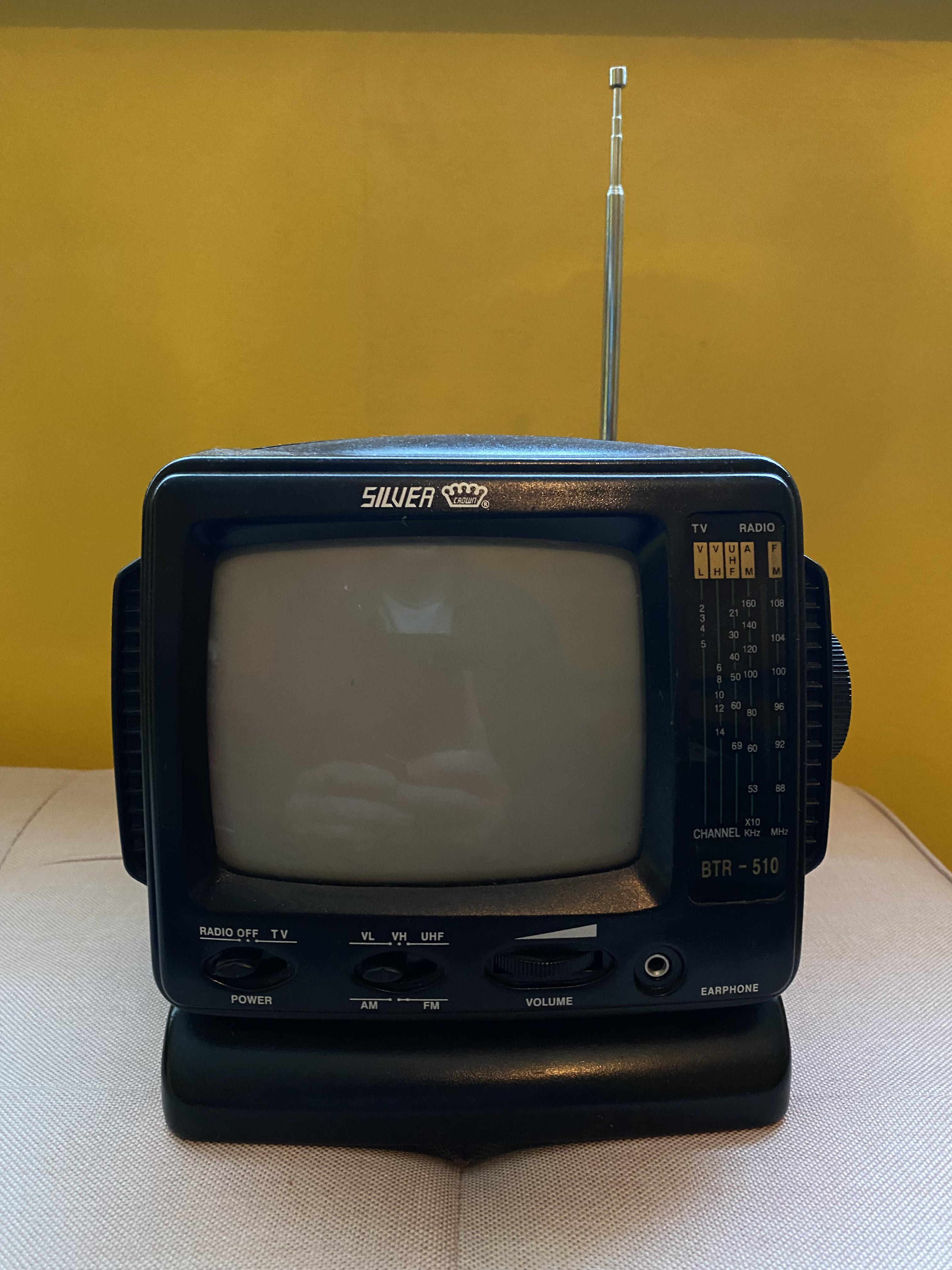 Found my old portable tv on a customary visit to the loft. Hopefully it still works! r/nostalgia