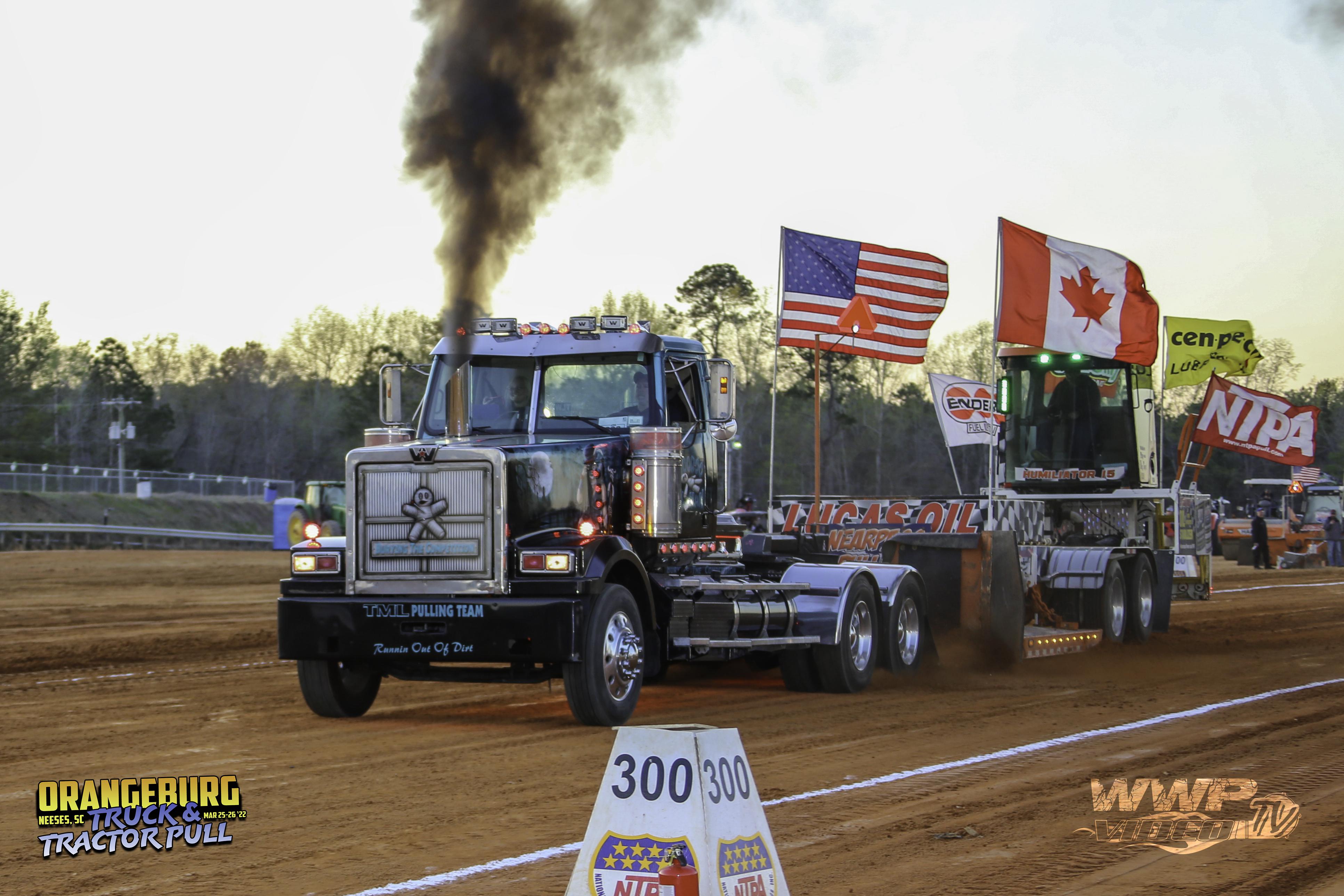 Todd Lewis debuted his new truck and messed up a rod at the Orangeburg
