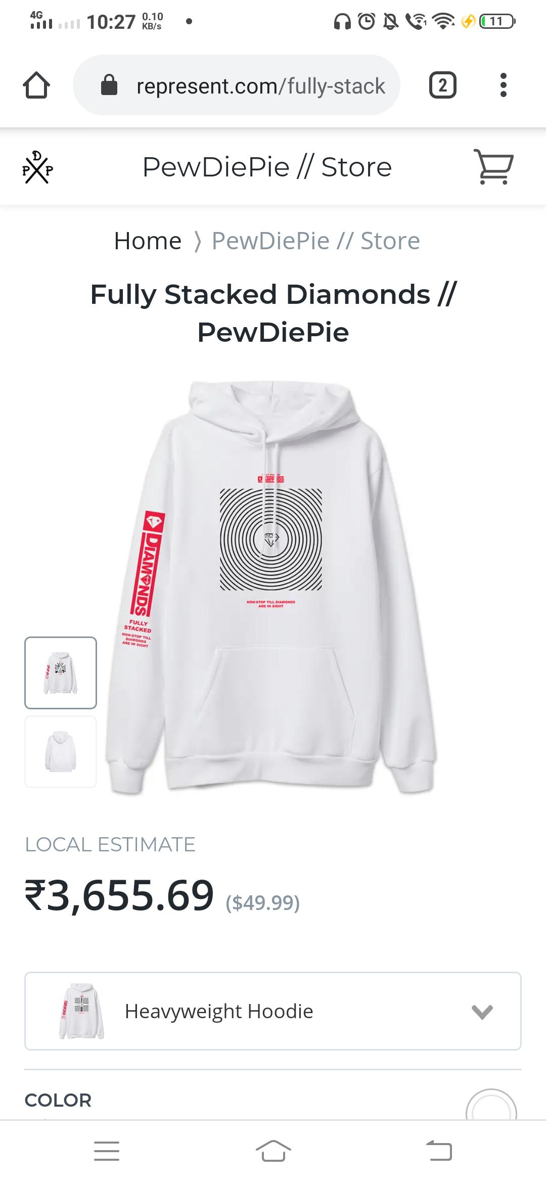 Why pewdiepie merch is so expensive ☹️.. It's worth my 3 days pay r