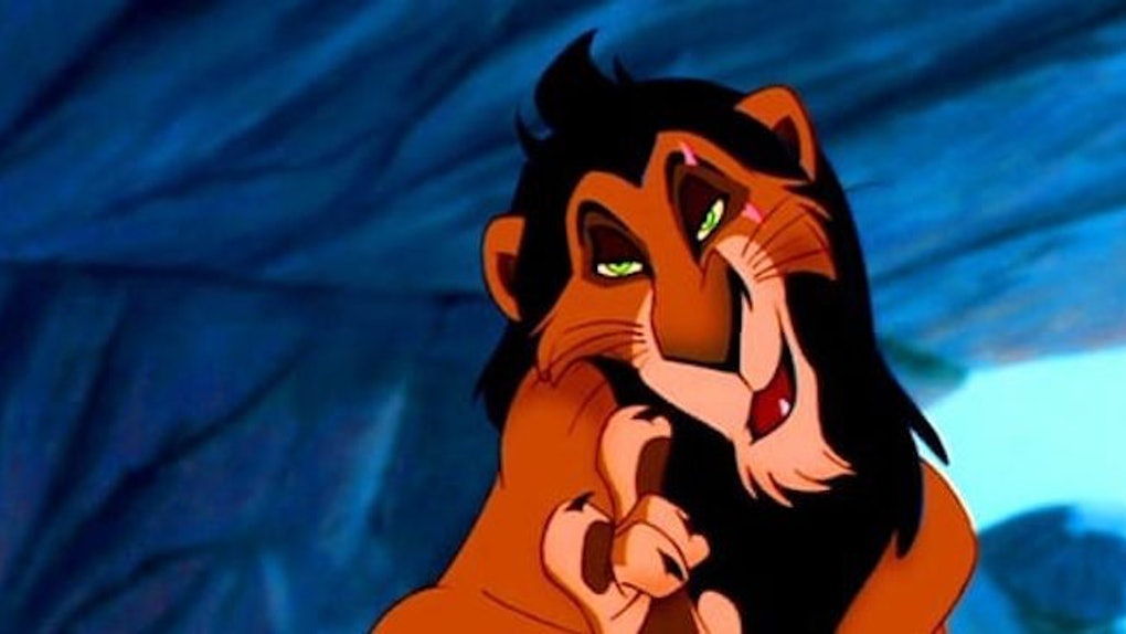 In The Lion King (1994) Scar doesn't say "You wanna know how I got
