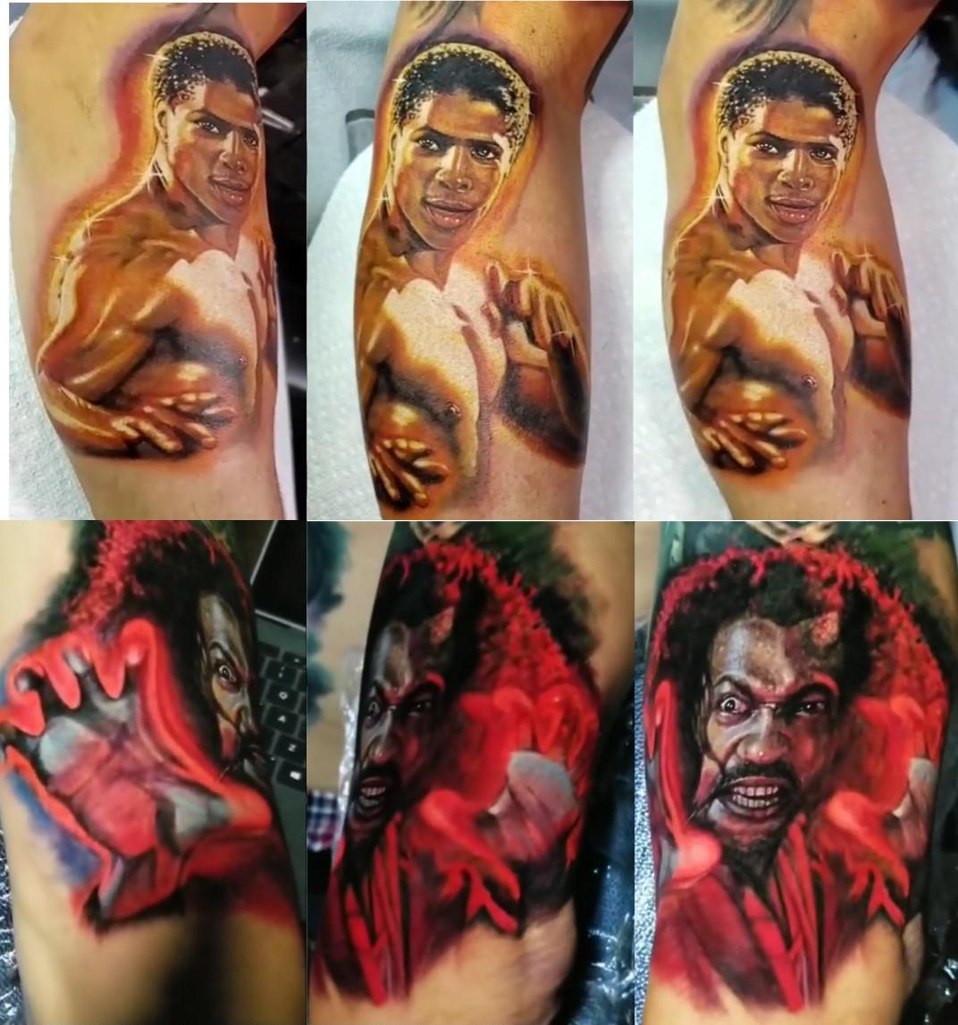 Bruce LeRoy and Shonuff, by Jared Archuleta of Spellbound Electric