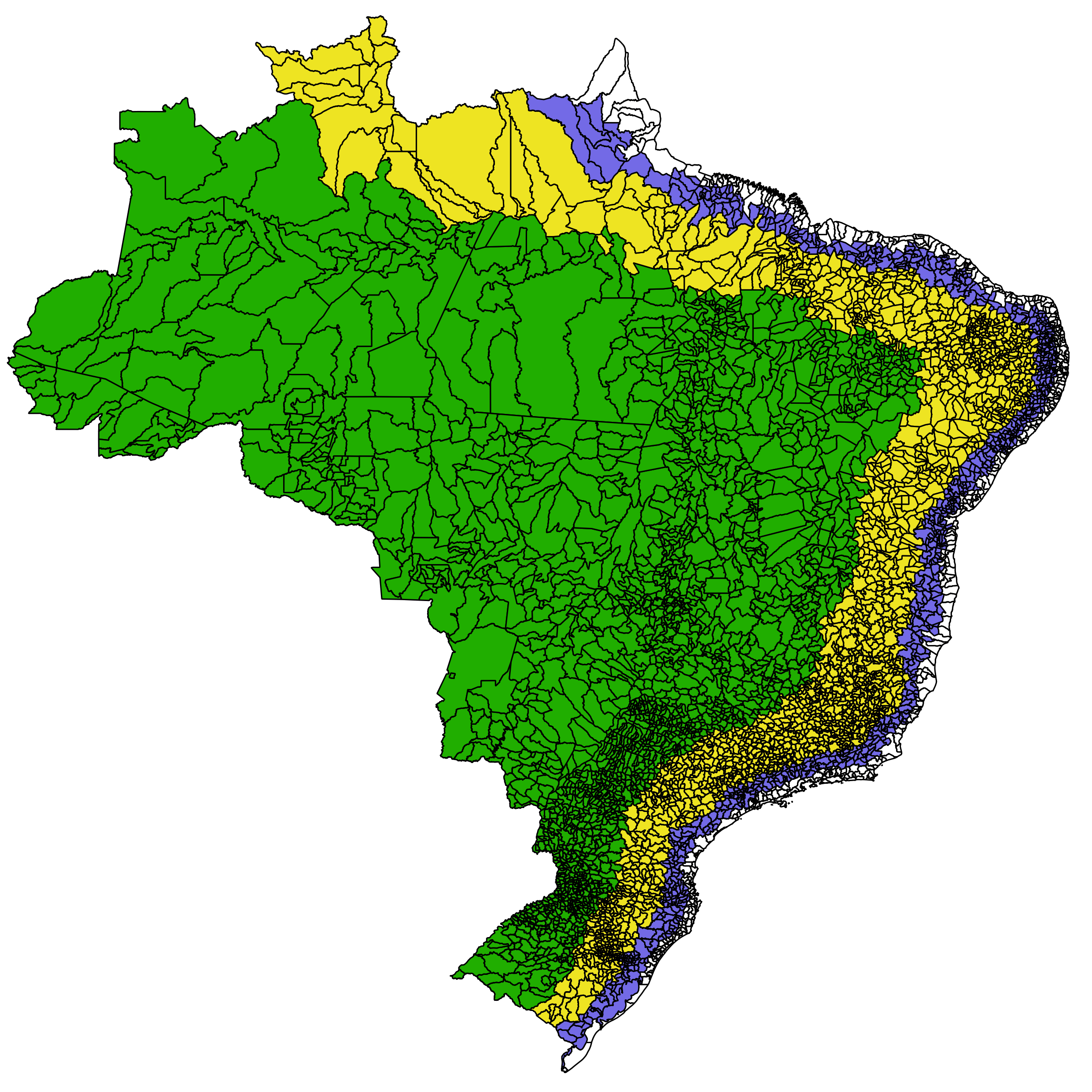 Population Map Of Brazil
