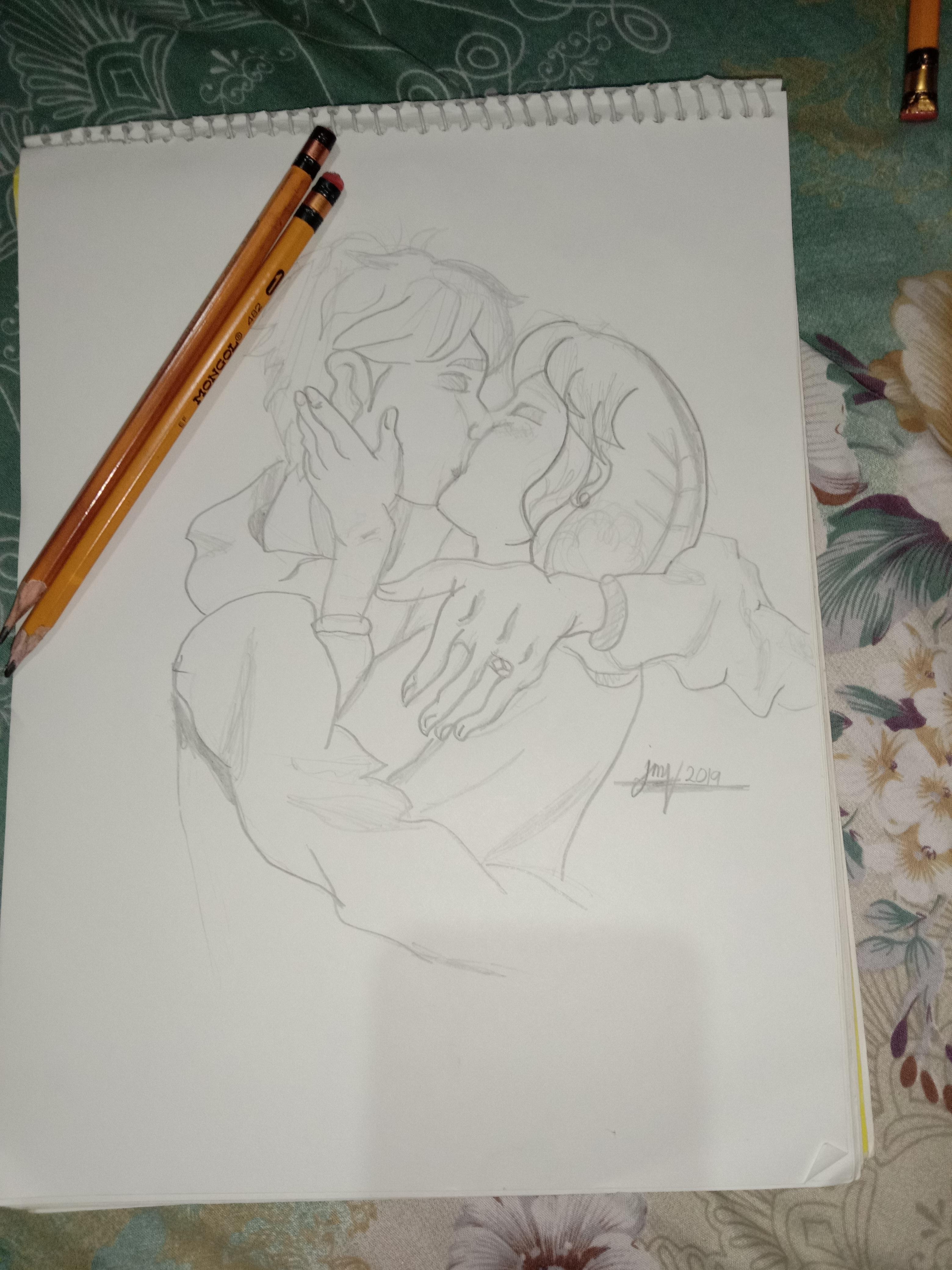 13 years old drawingI tried my best to draw r/ZHCSubmissions