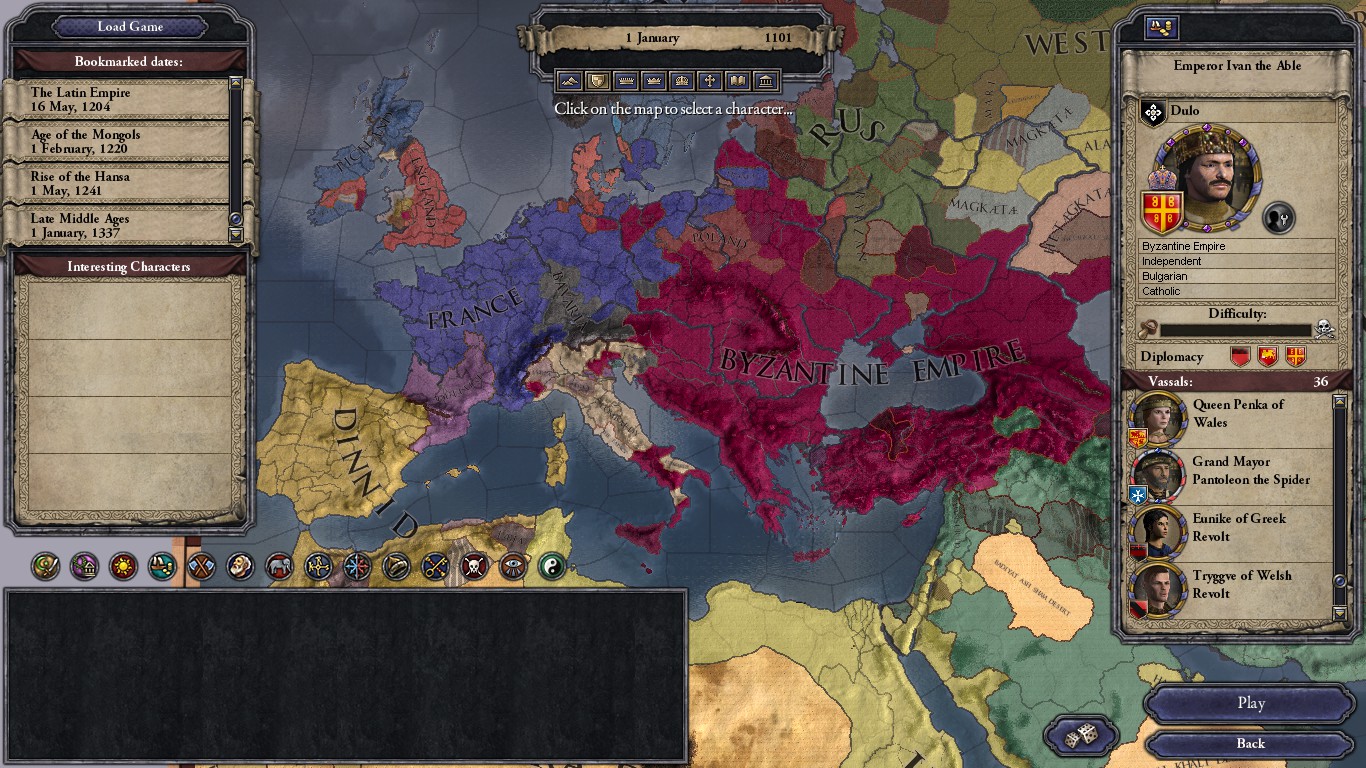 My first CK2 game ! Started as 769 Bulgaria r/CrusaderKings