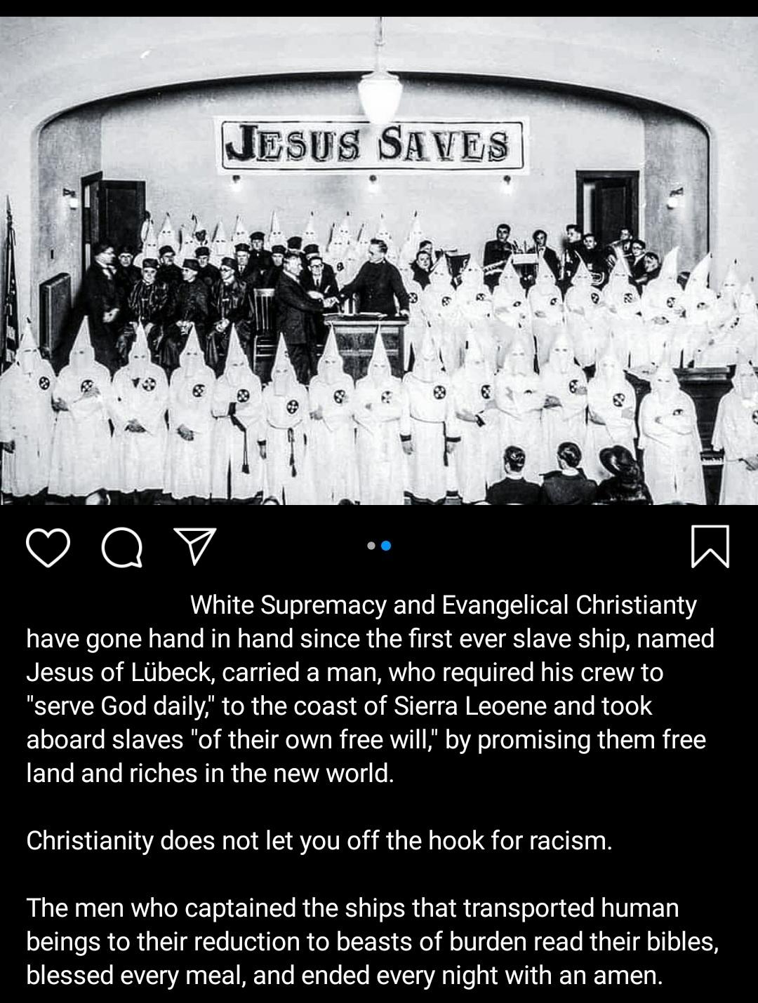 The first slave ship was named Jesus WhitePeopleTwitter