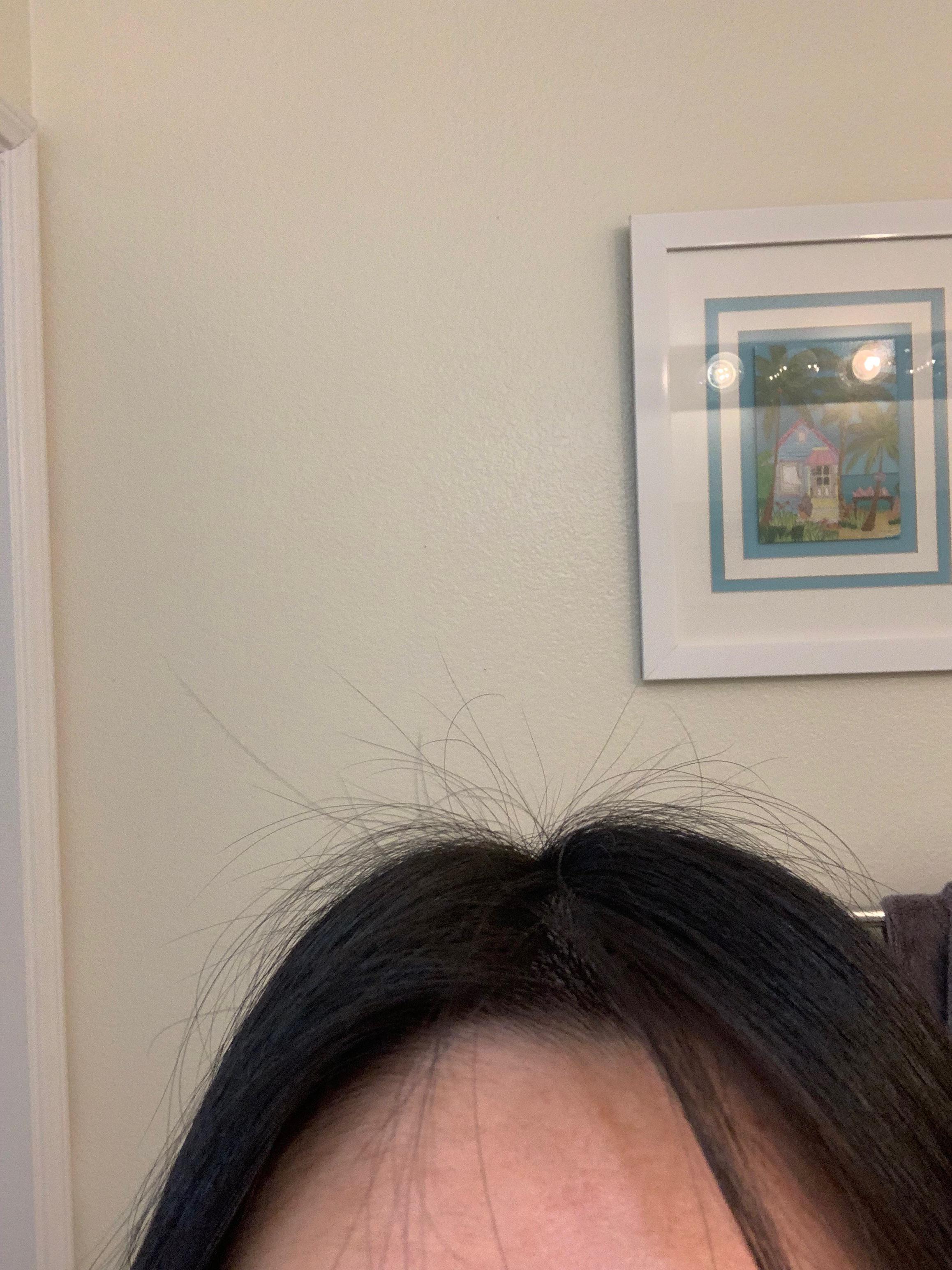 How to tame flyaways on top of my hair? The rest of my hair isn’t super