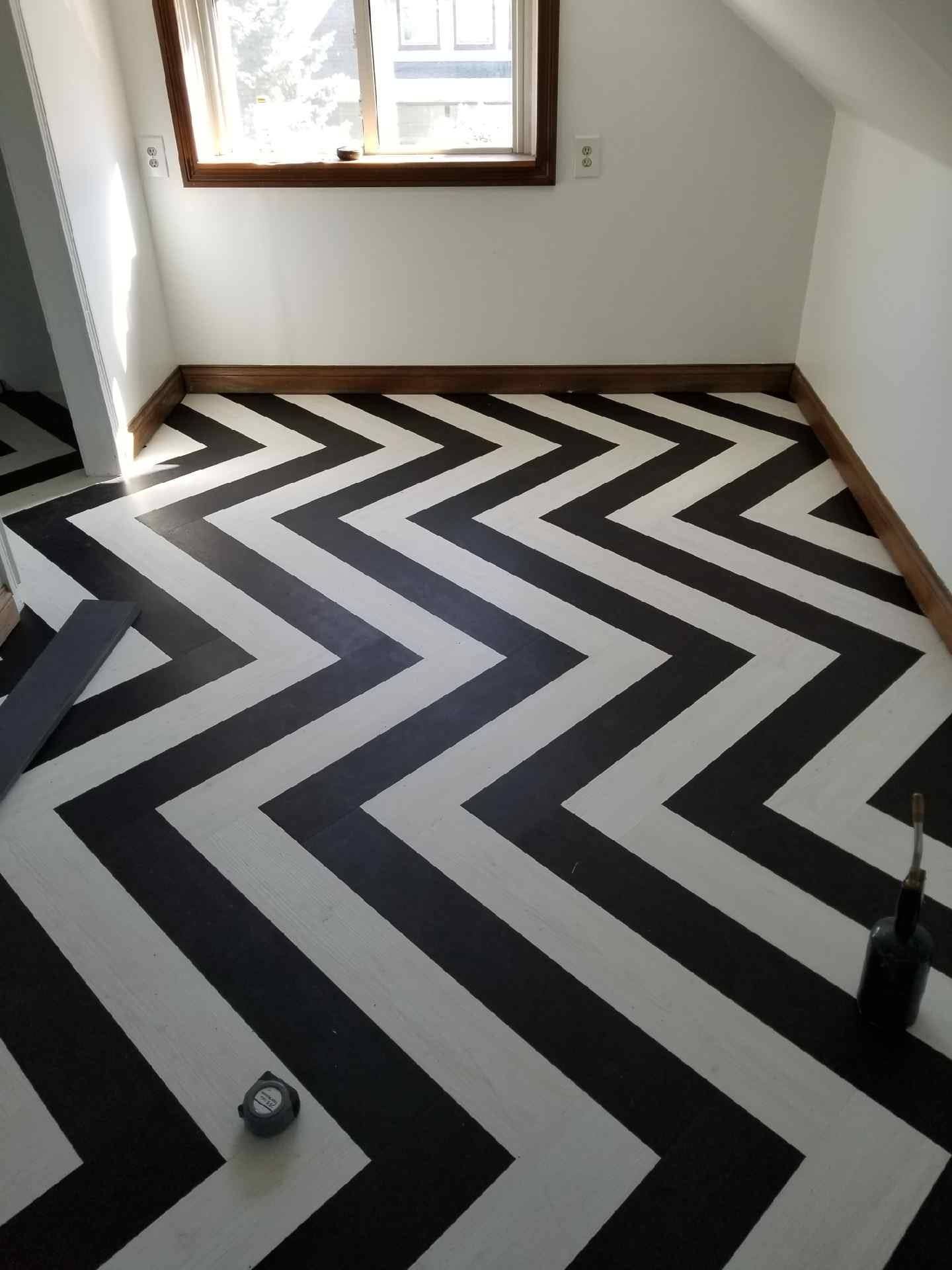 My girlfriend and I had to get new flooring for our upstairs. r/twinpeaks