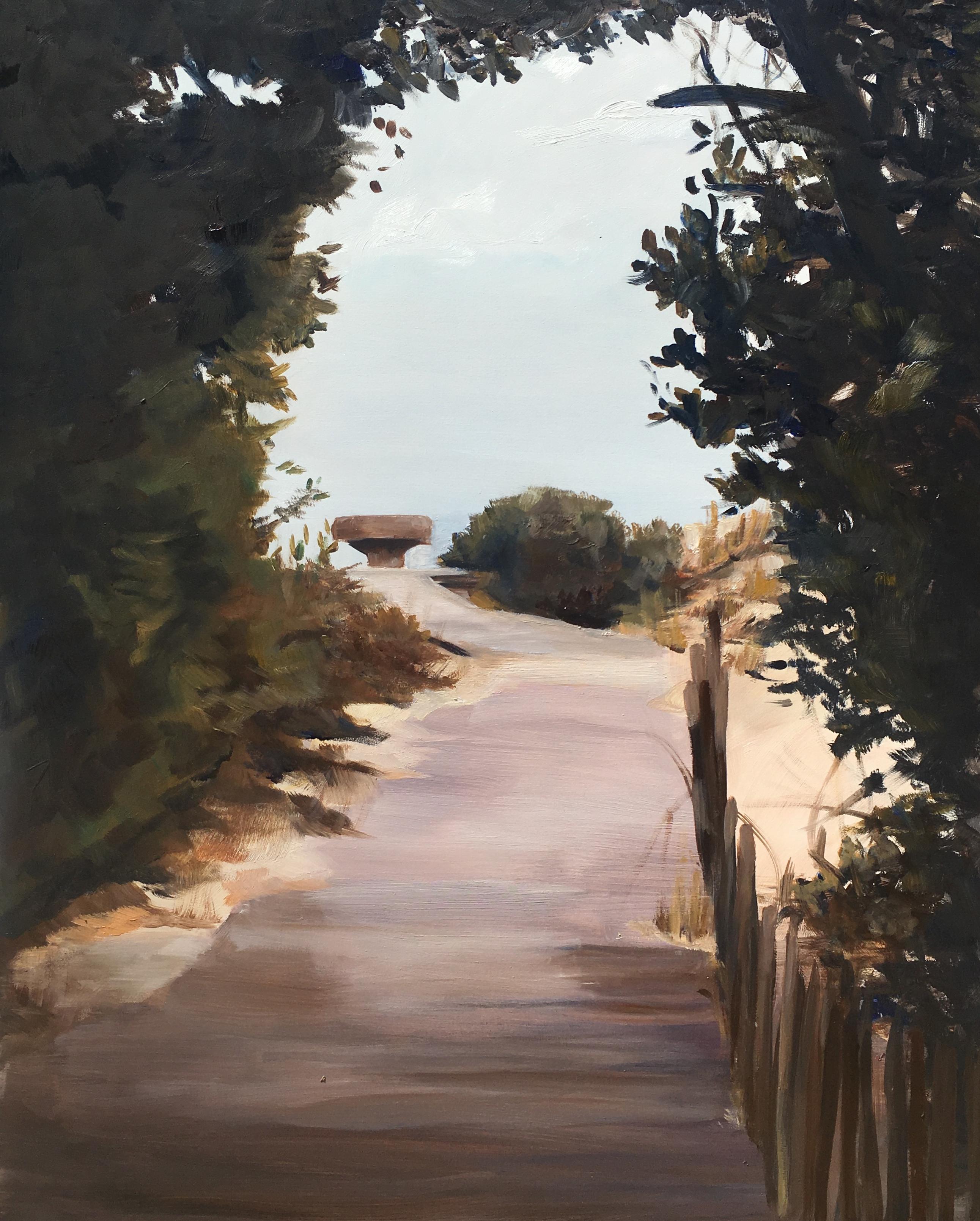 I painted my favorite place in Virginia Beach the beach access point