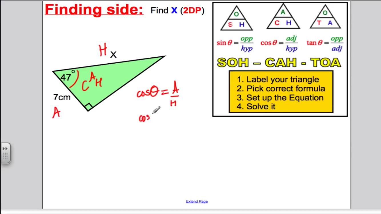 Serious question. Are the adjacent and opposite sides of a right angle