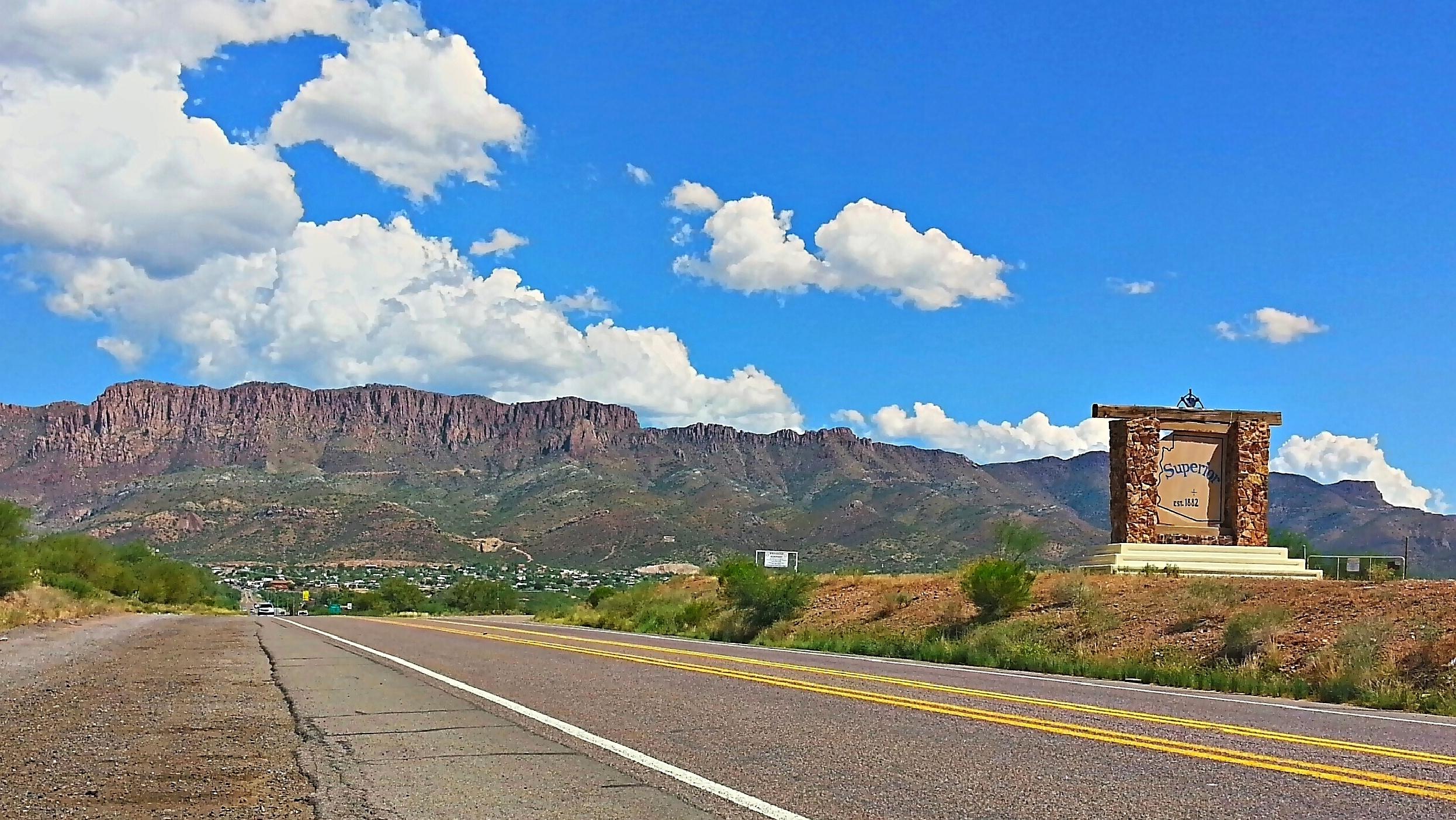 Arriving in Superior, AZ r/arizona