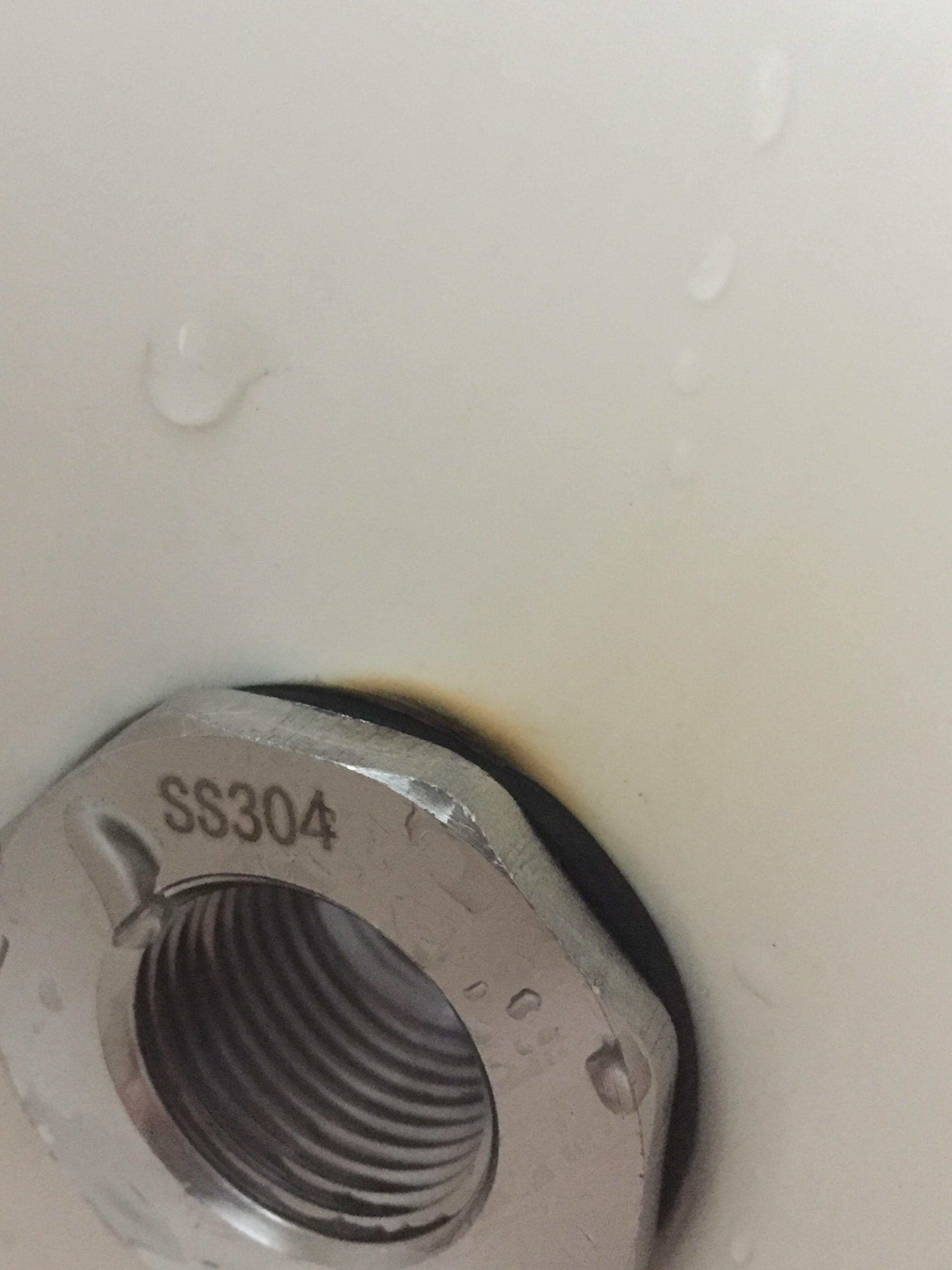 Question can some burning/browning of PW pvc degrade it to the point