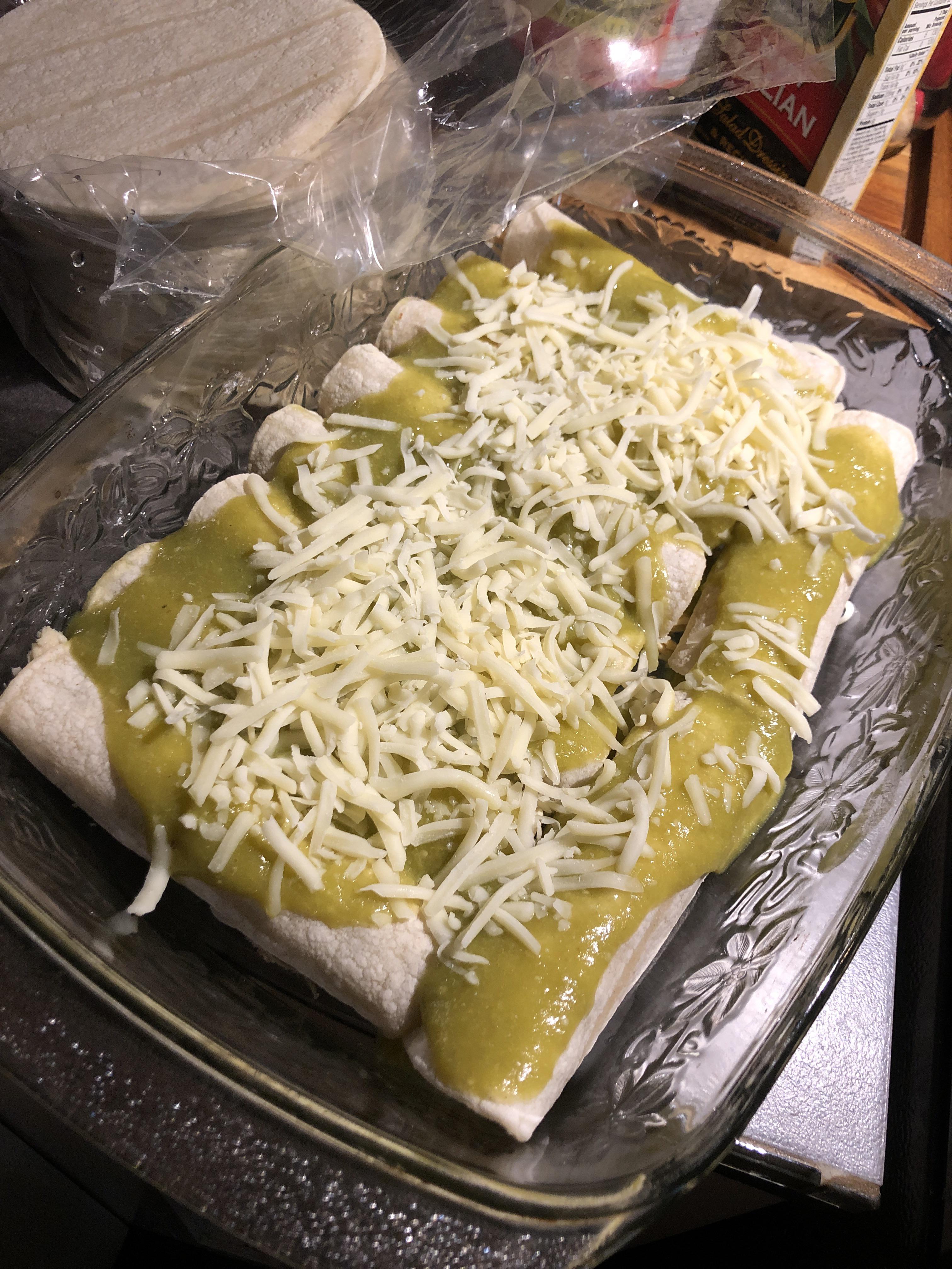 Made enchiladas with Serrano pepper salsa! r/SalsaSnobs