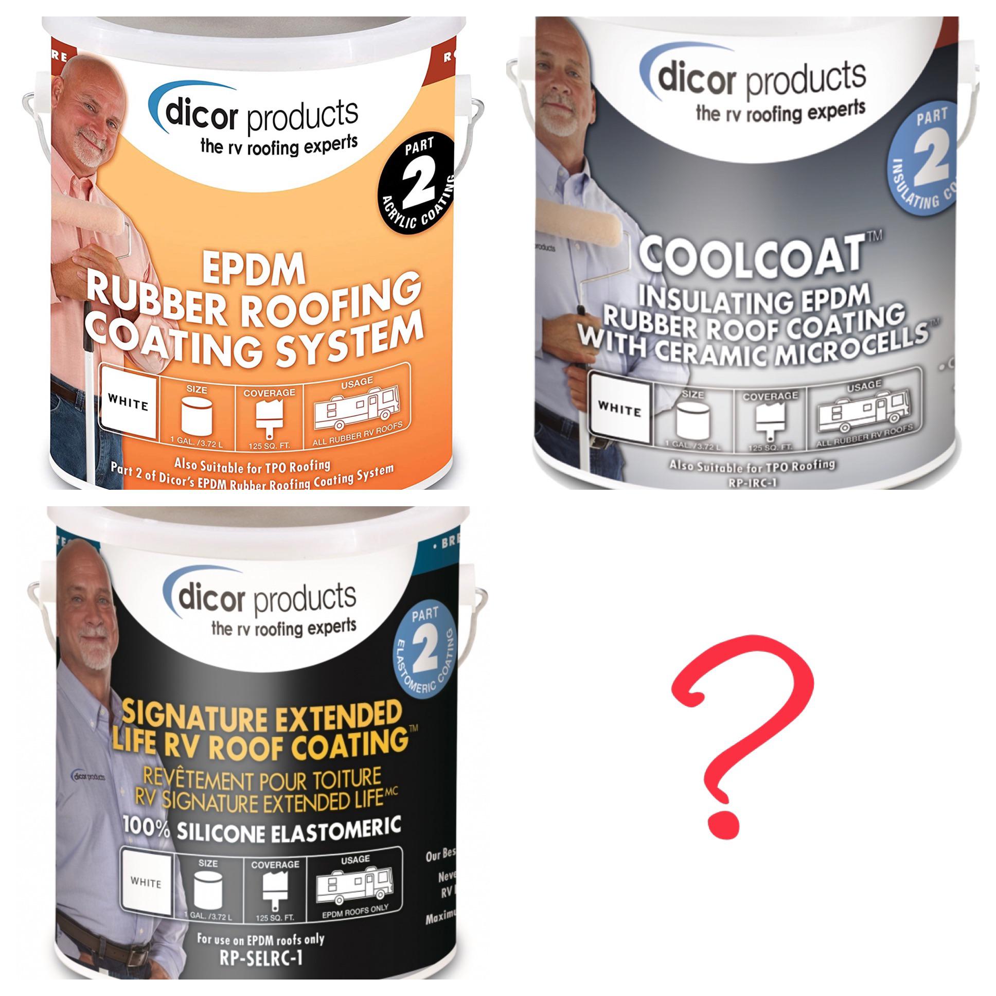 How To Apply Dicor Epdm Roof Coating 4 Pack Of Lap Sealant White