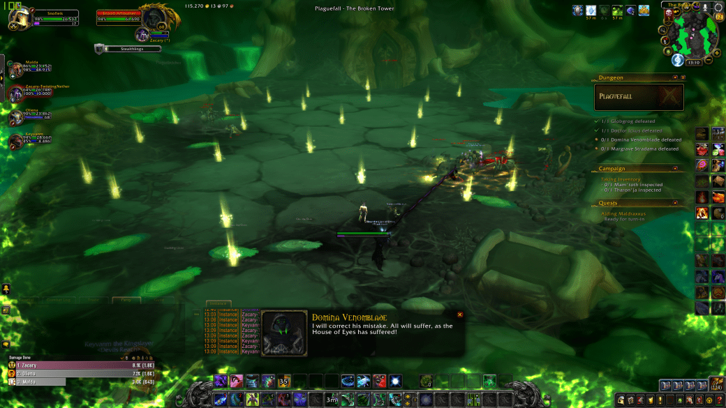 What are those glowy things when you use DH Spectral Sight. Plaguefall