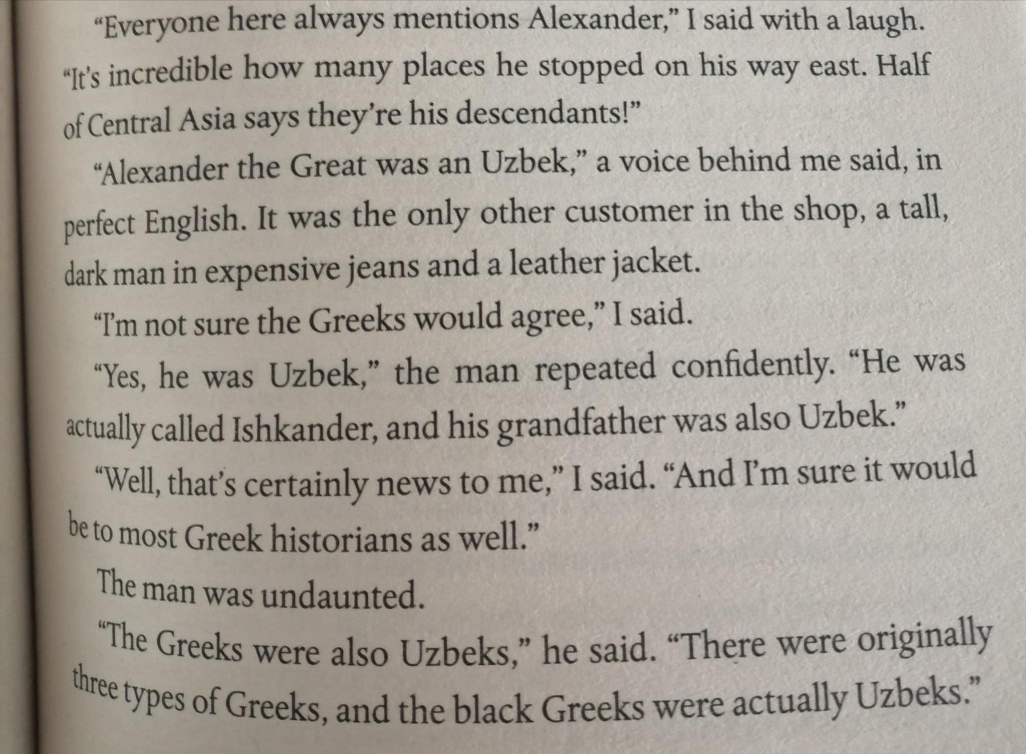 Alexander the Great was an Uzbek languagelearningjerk