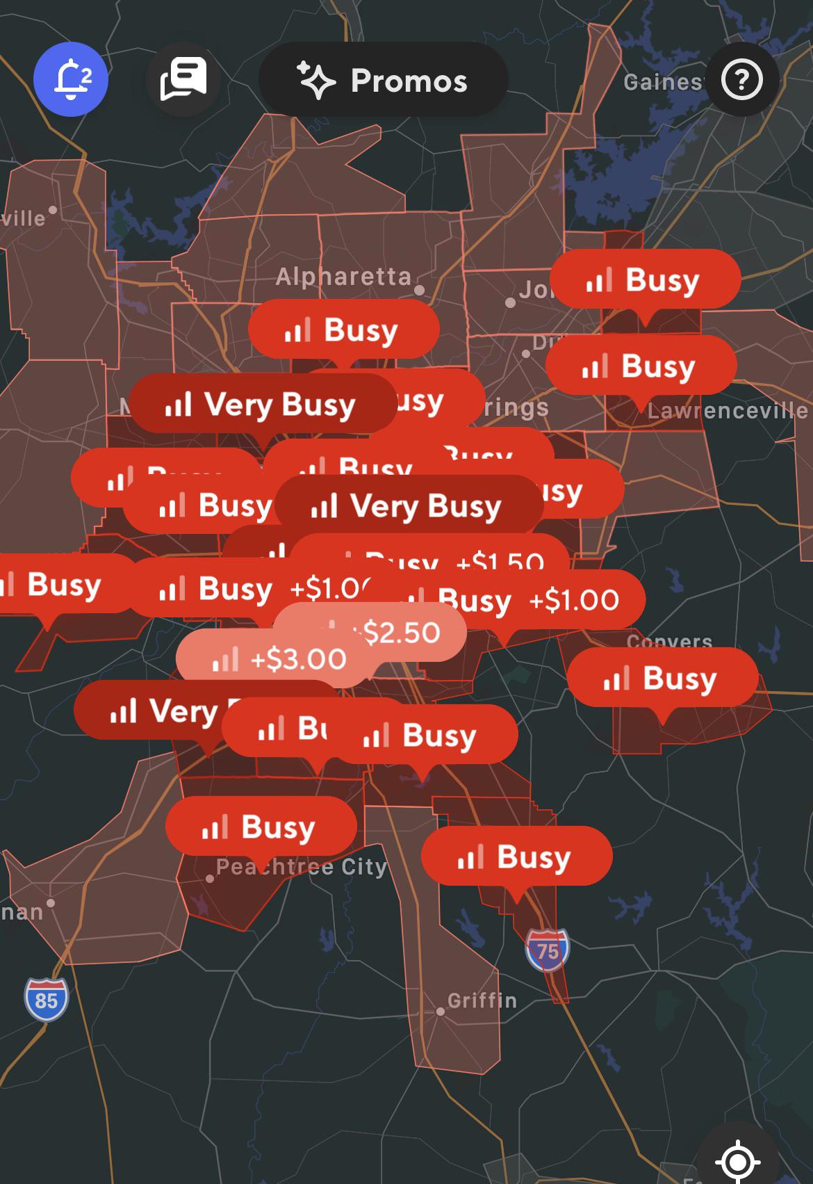 I think the strike is going well in Ga doordash_drivers