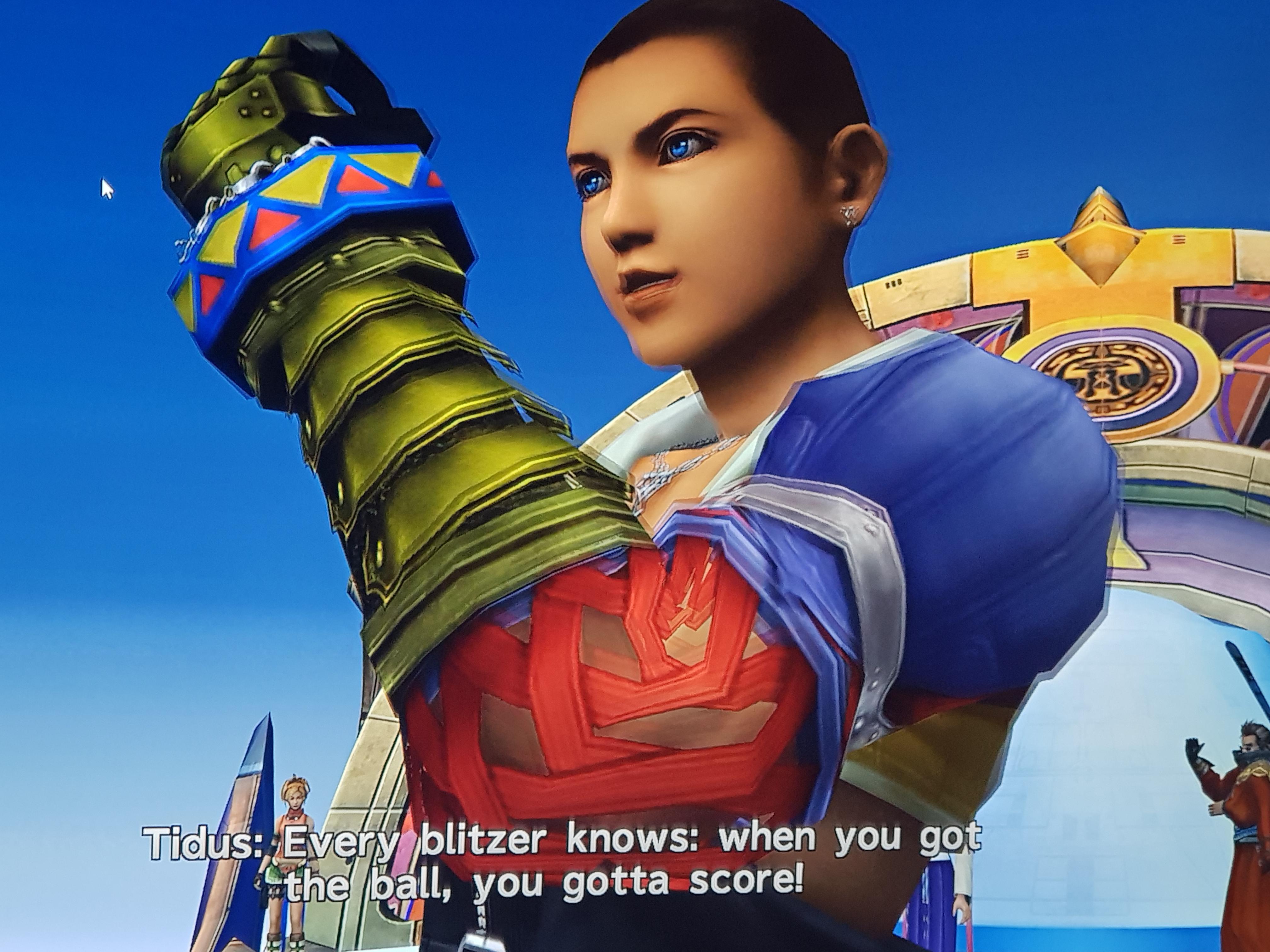 Final Fantasy 10 Laughing Scene Laugh Poster