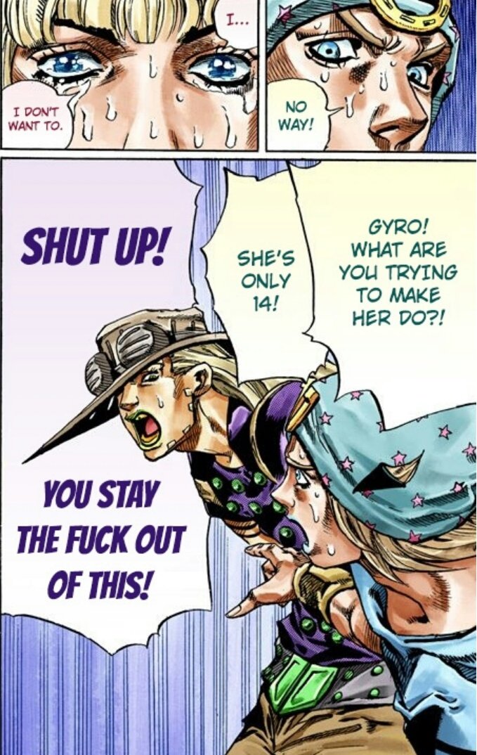 Out of context steel ball run 😬 r/StardustCrusaders