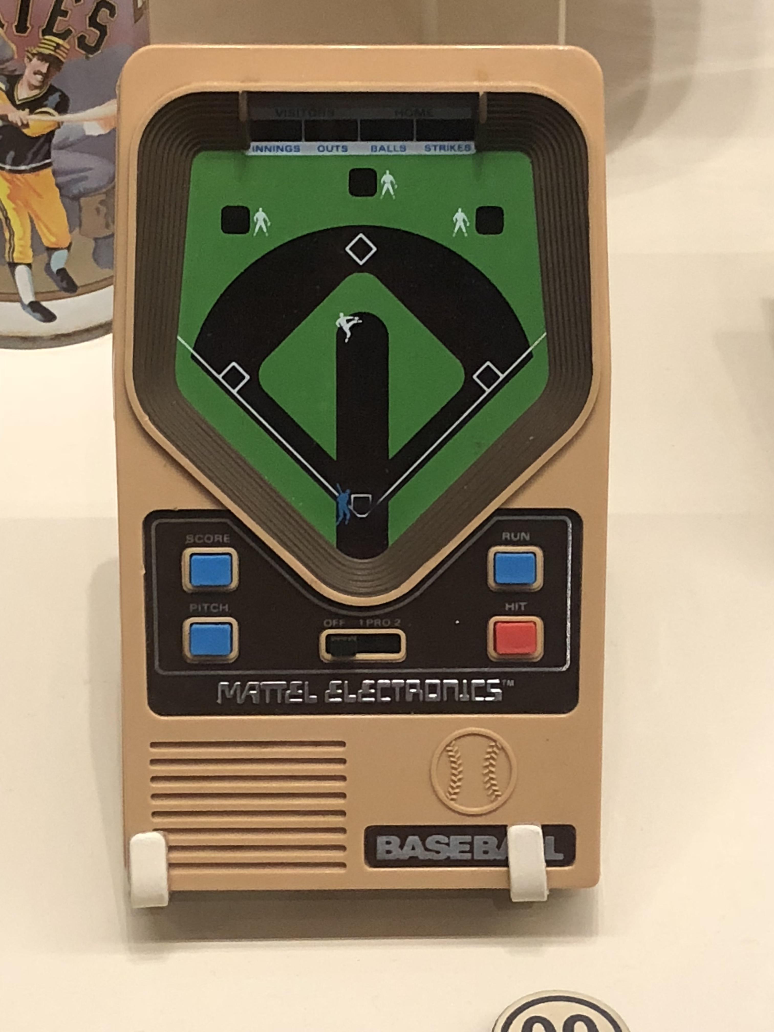This battery operated baseball game The Baseball Hall of Fame. r