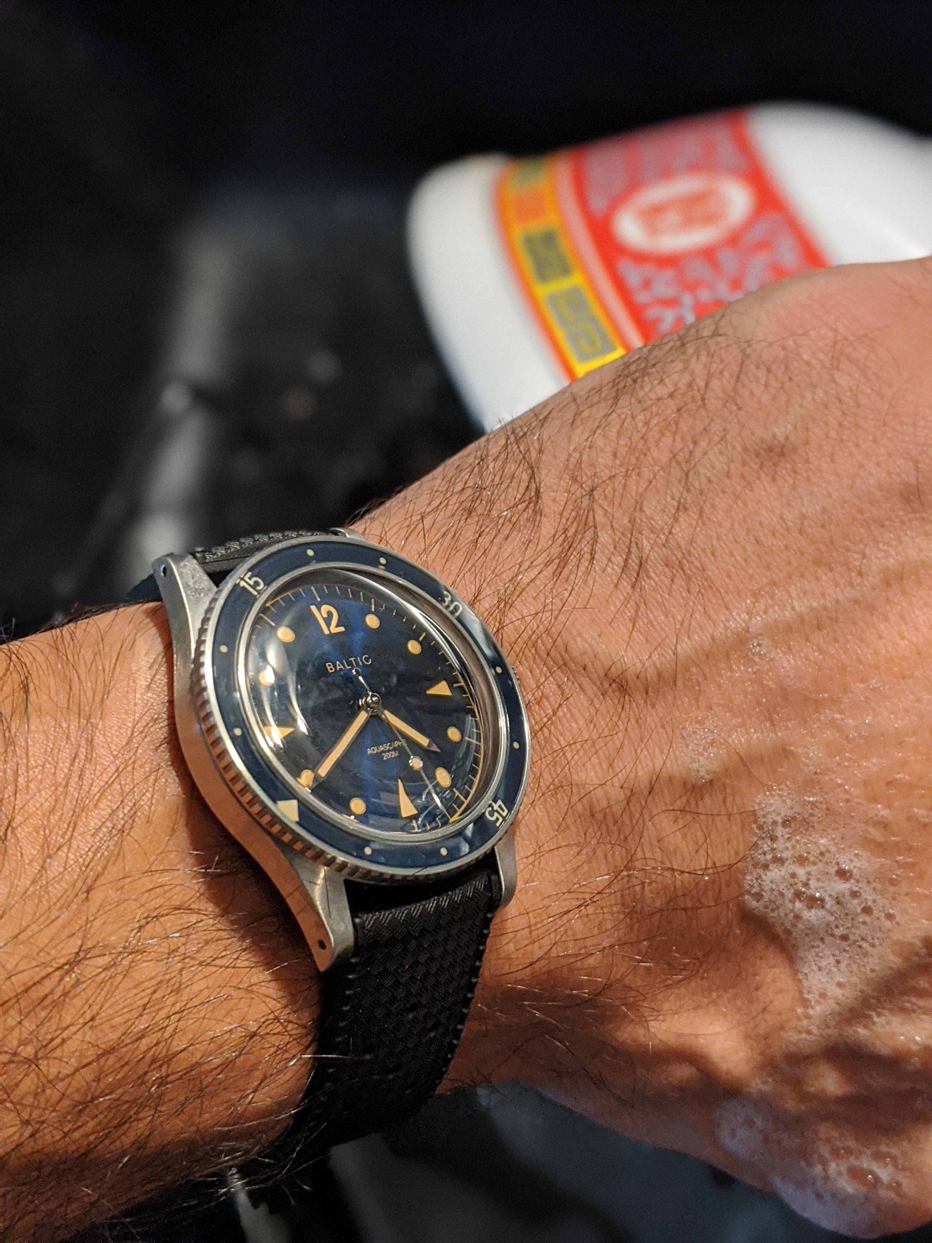 [Baltic] Aquascaphe blue gilt r/Watches