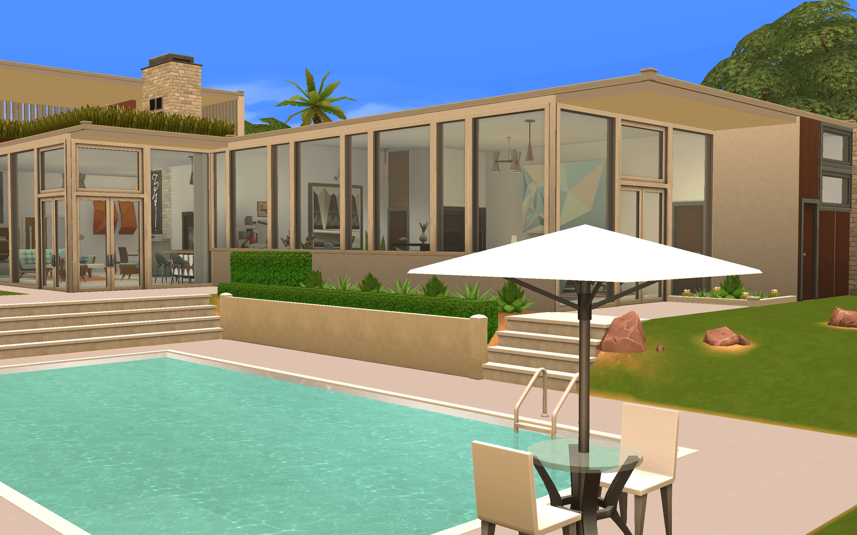 The first lot I've completed for my Oasis Springs revamp... The