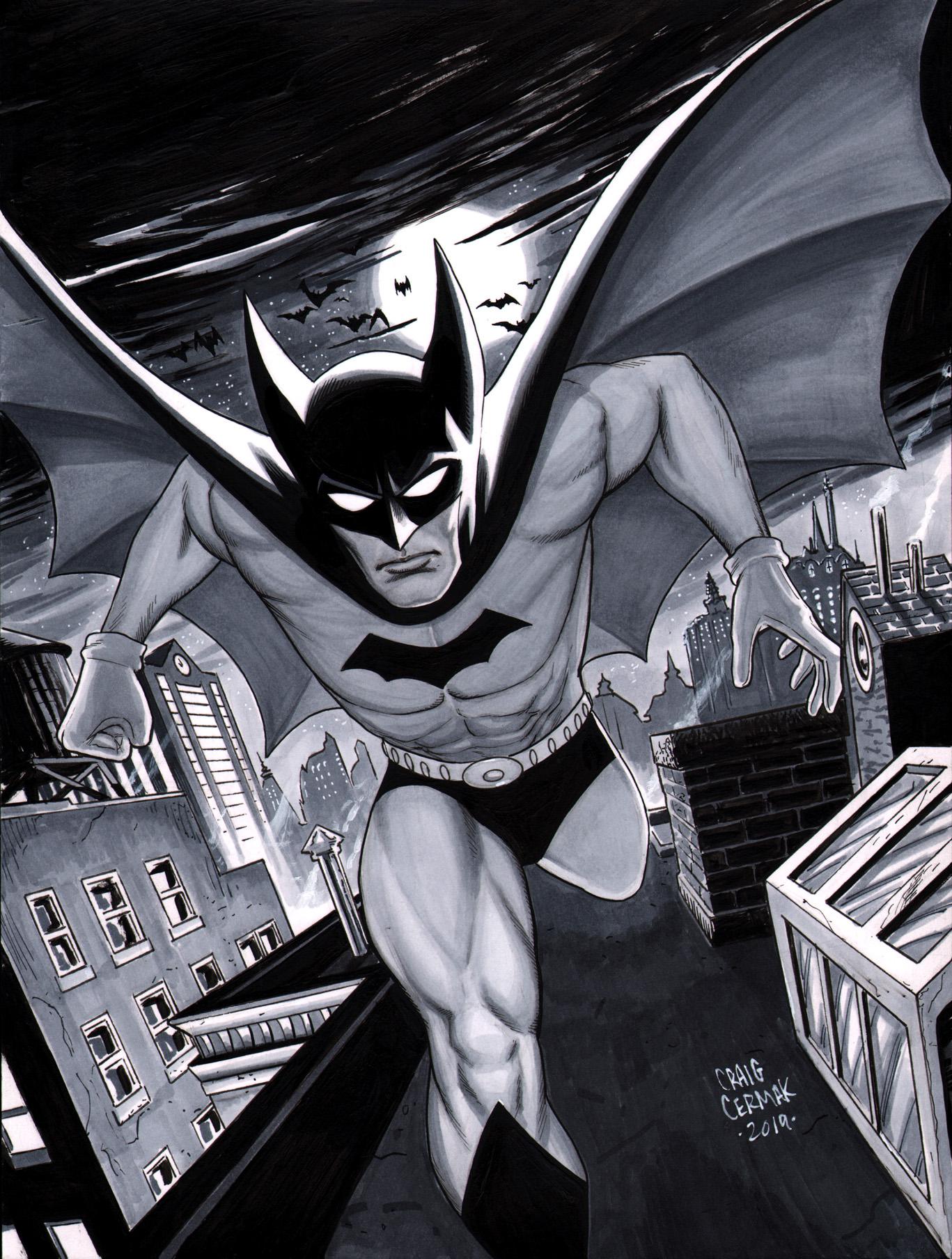 [Artwork] Golden Age Batman by Craig Cermak