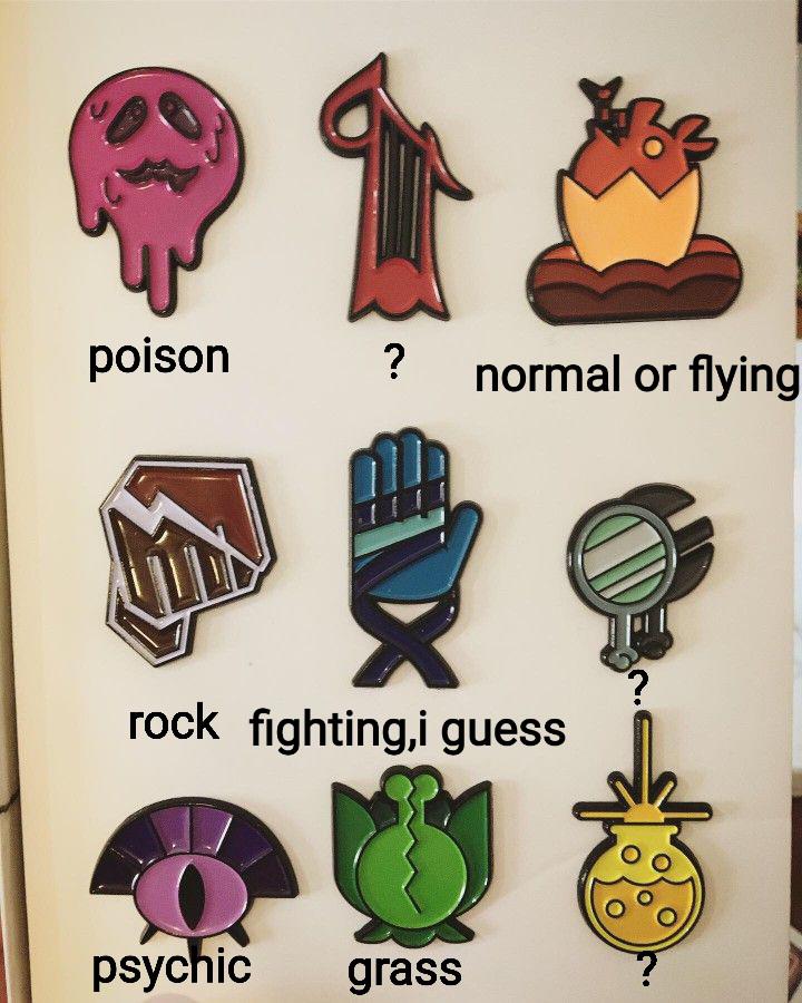 These badges look like pokemon gym badges lol r/TheOwlHouse