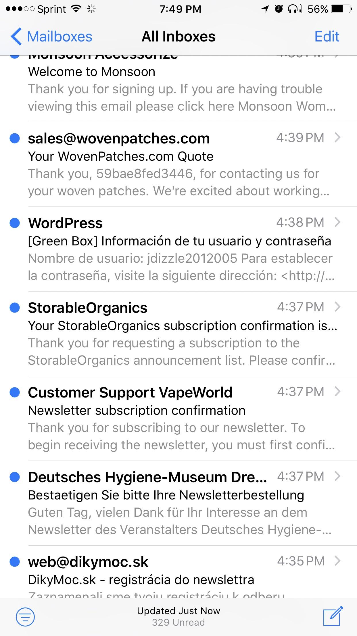 Does anyone have any clue to why my email is getting spammed?or if I