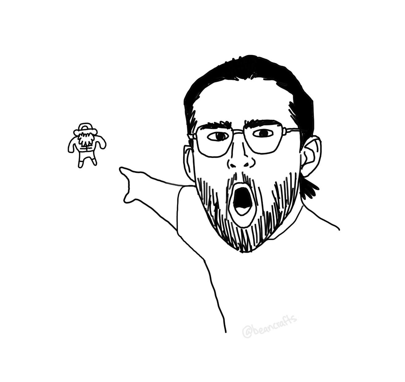 King meets a king r/okbuddyhasan