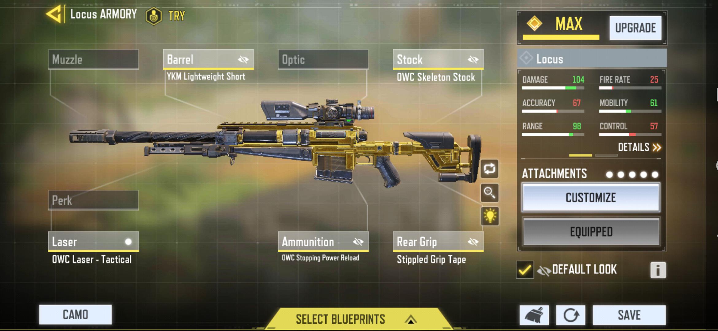 Quickscoping locus loadout r/CODMobile_Loadouts