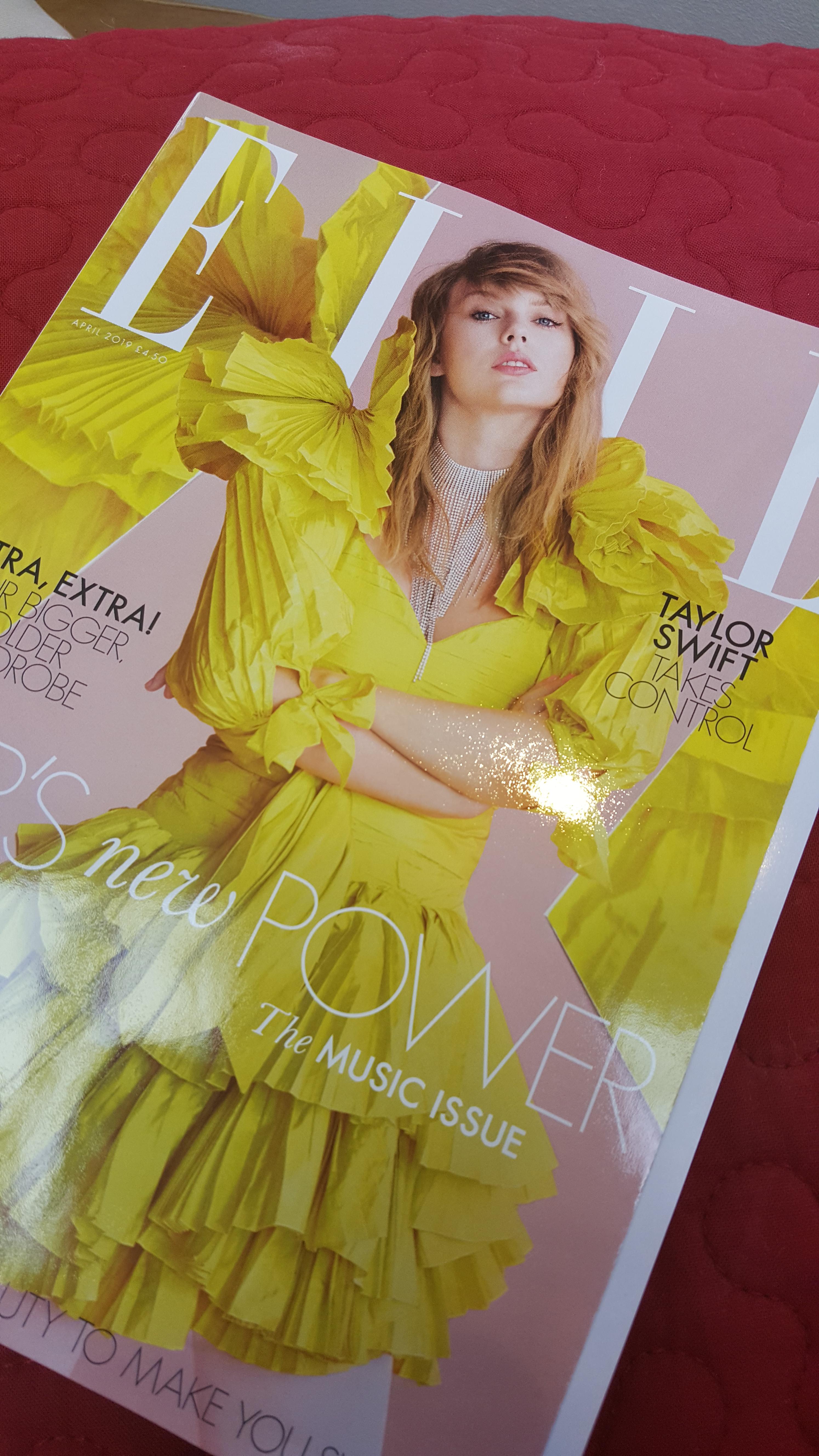 Taylor Swift Magazine Cover Elle