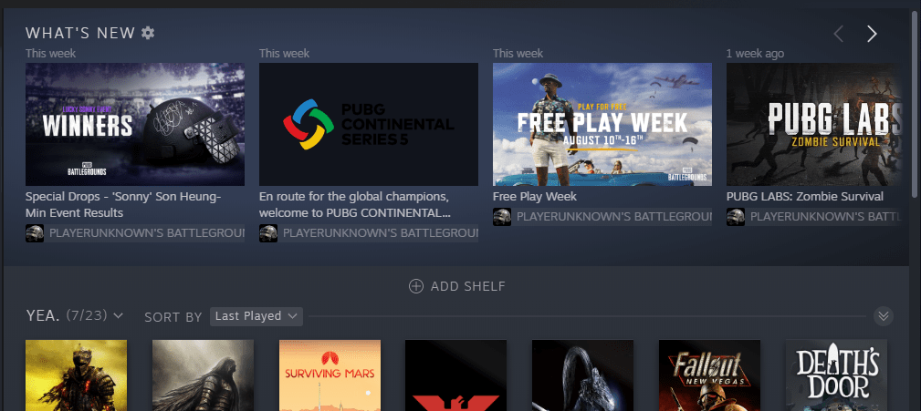 Can I Remove The What's New Tab Thingy? : R/Steam