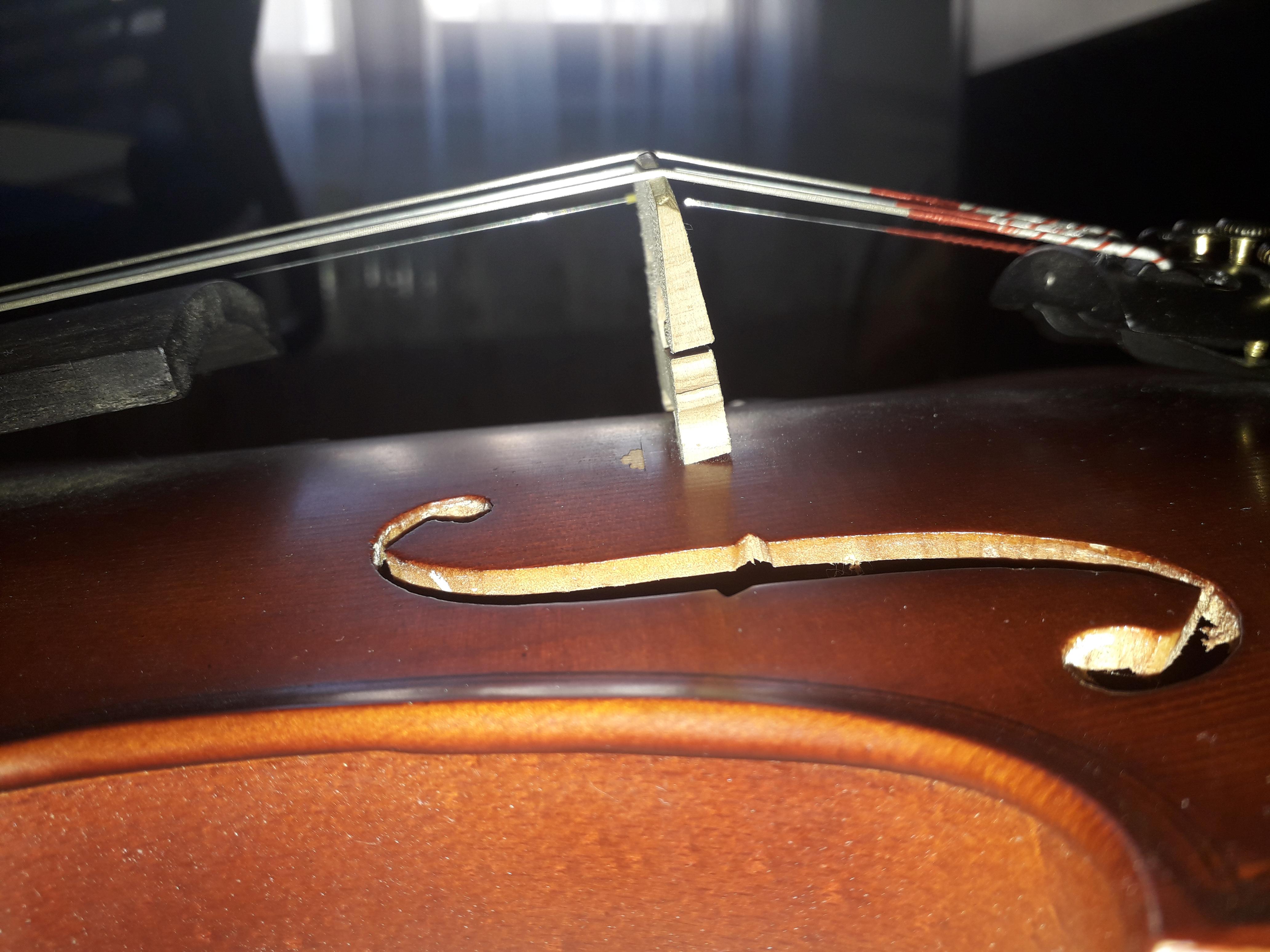 my bridge leaning forwards a little bit i think do you guys think this