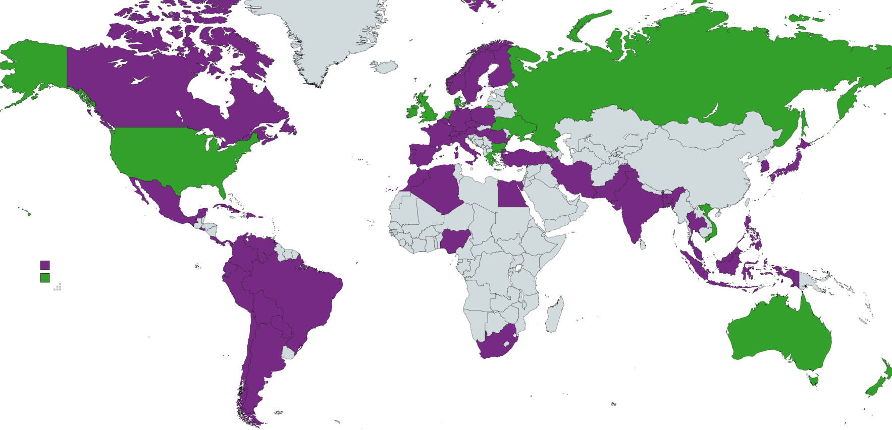 Green vs purple, what do they mean? r/RedactedCharts