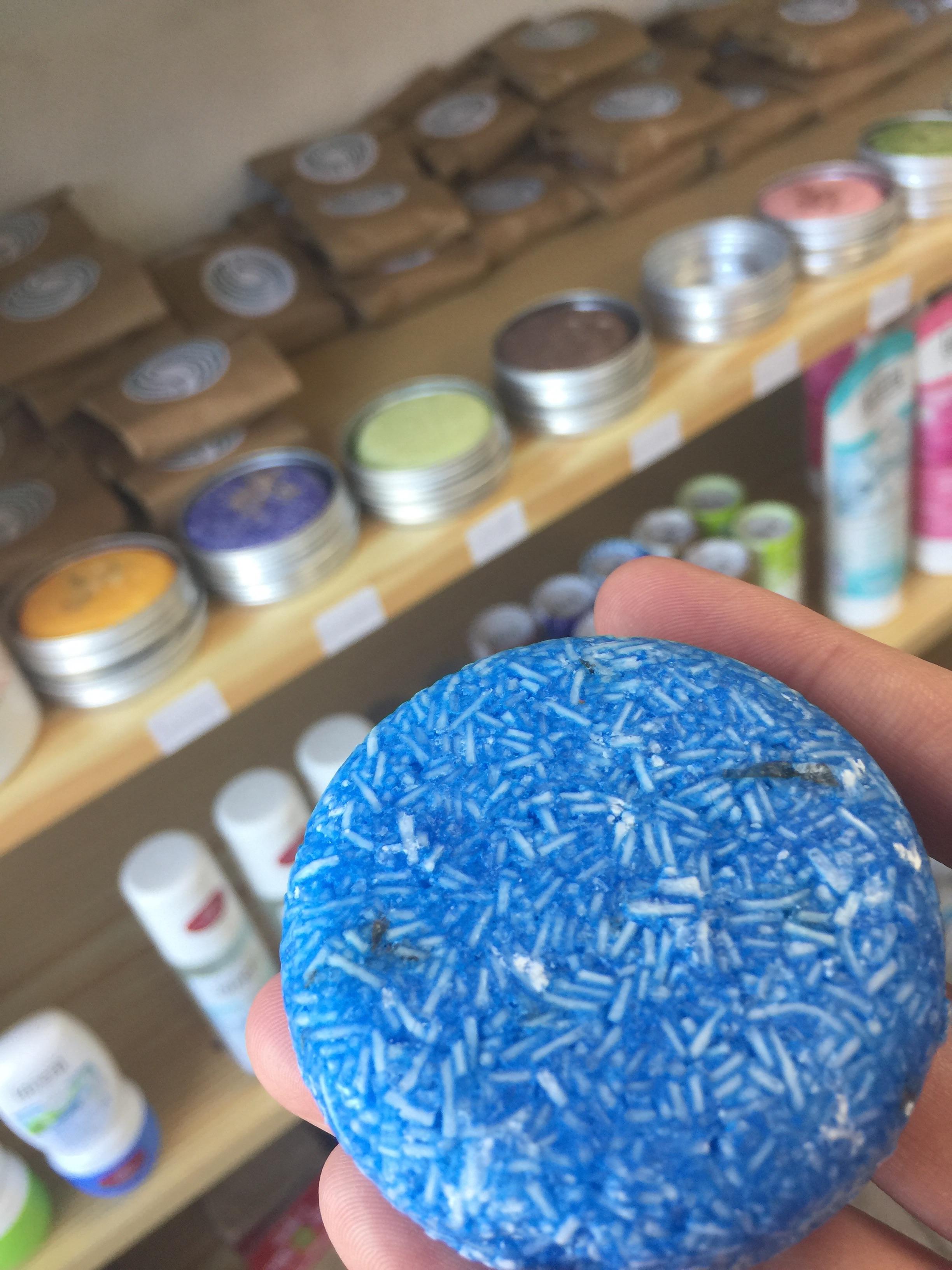 This is shampoo. No plastic bottle, no waste. The only packaging this