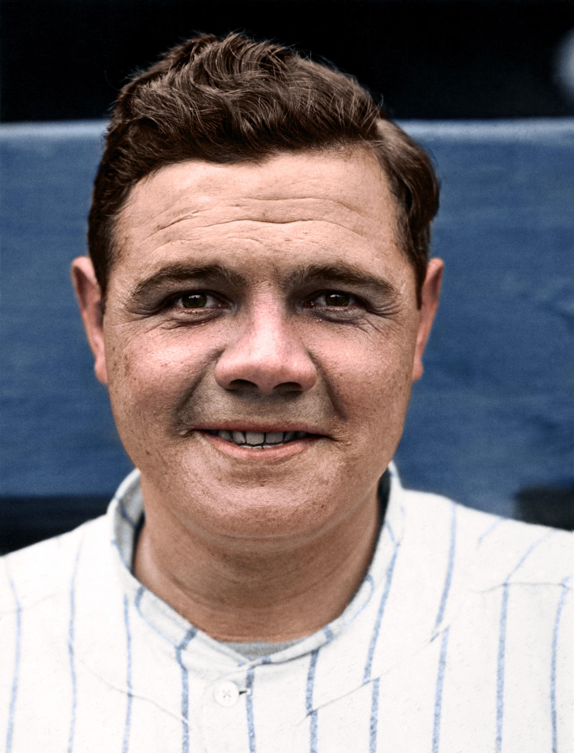 Babe Ruth, "The Bambino", ca. 1920, around the time he would've joined