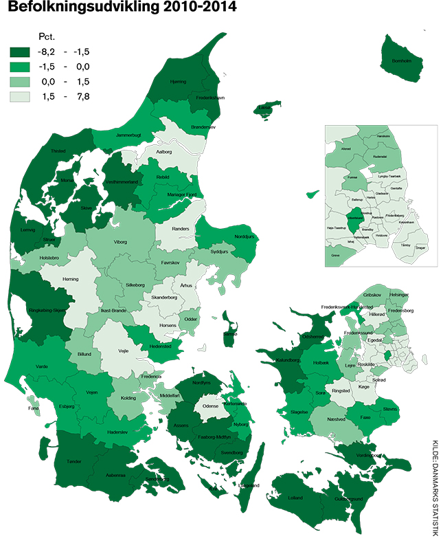 Population growth of Denmark 20102014 [645x790] r/MapPorn