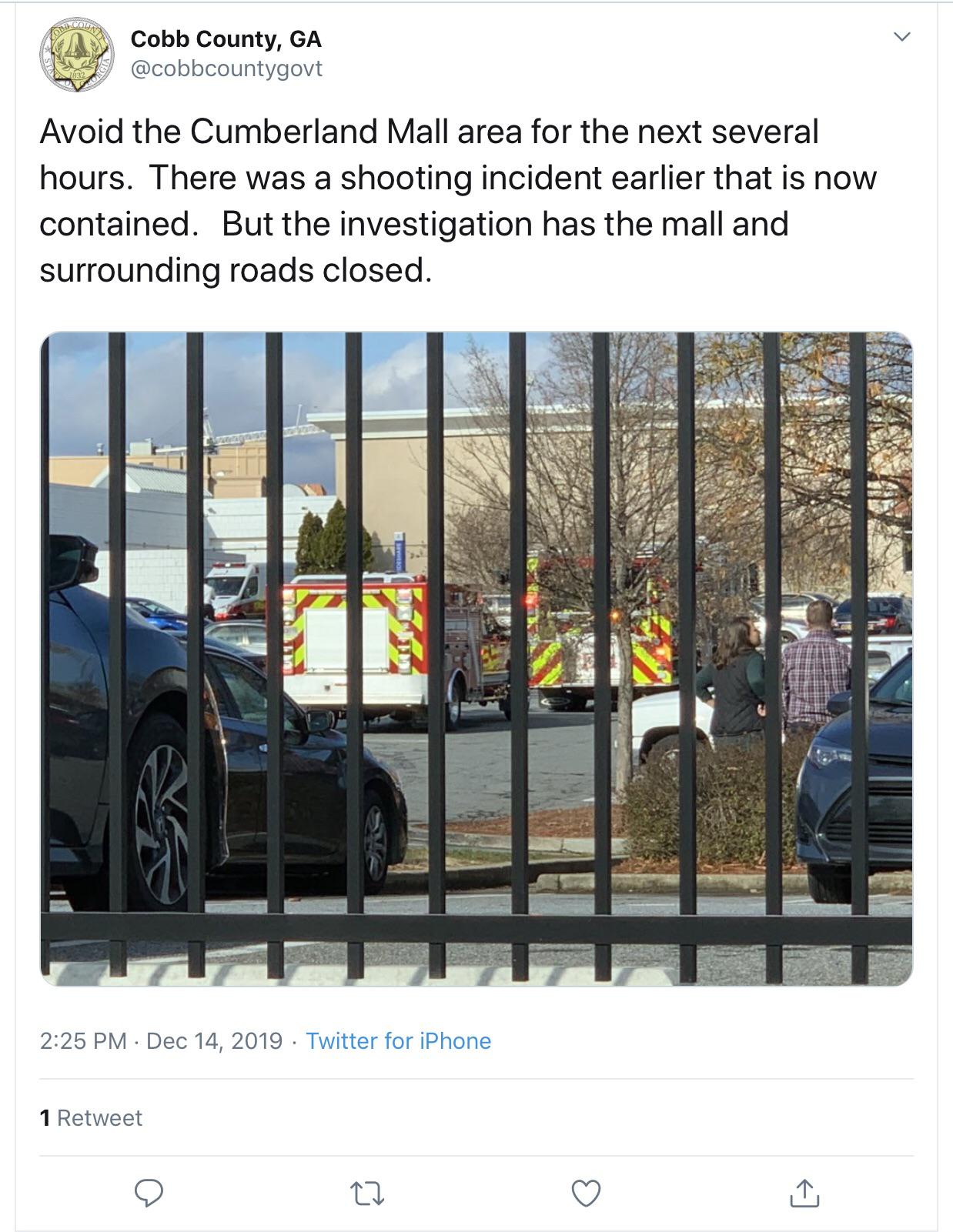 Shooting at Cumberland Mall Avoid the Area (and be safe!) r/Smyrna