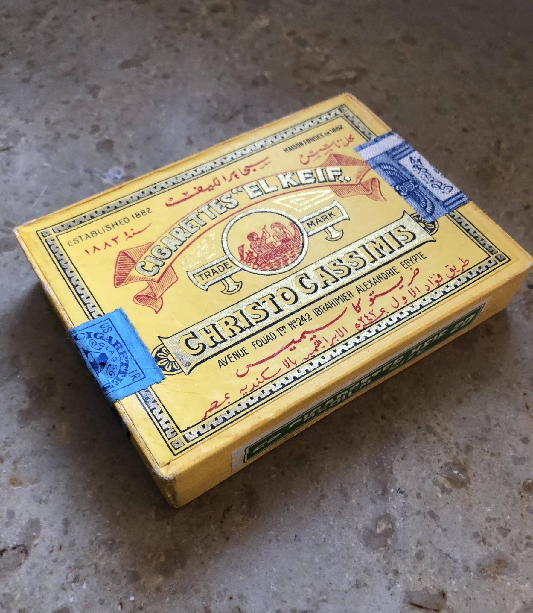 unopened GreekEgypt cigarettes „El Keif“ r/Cigarettes