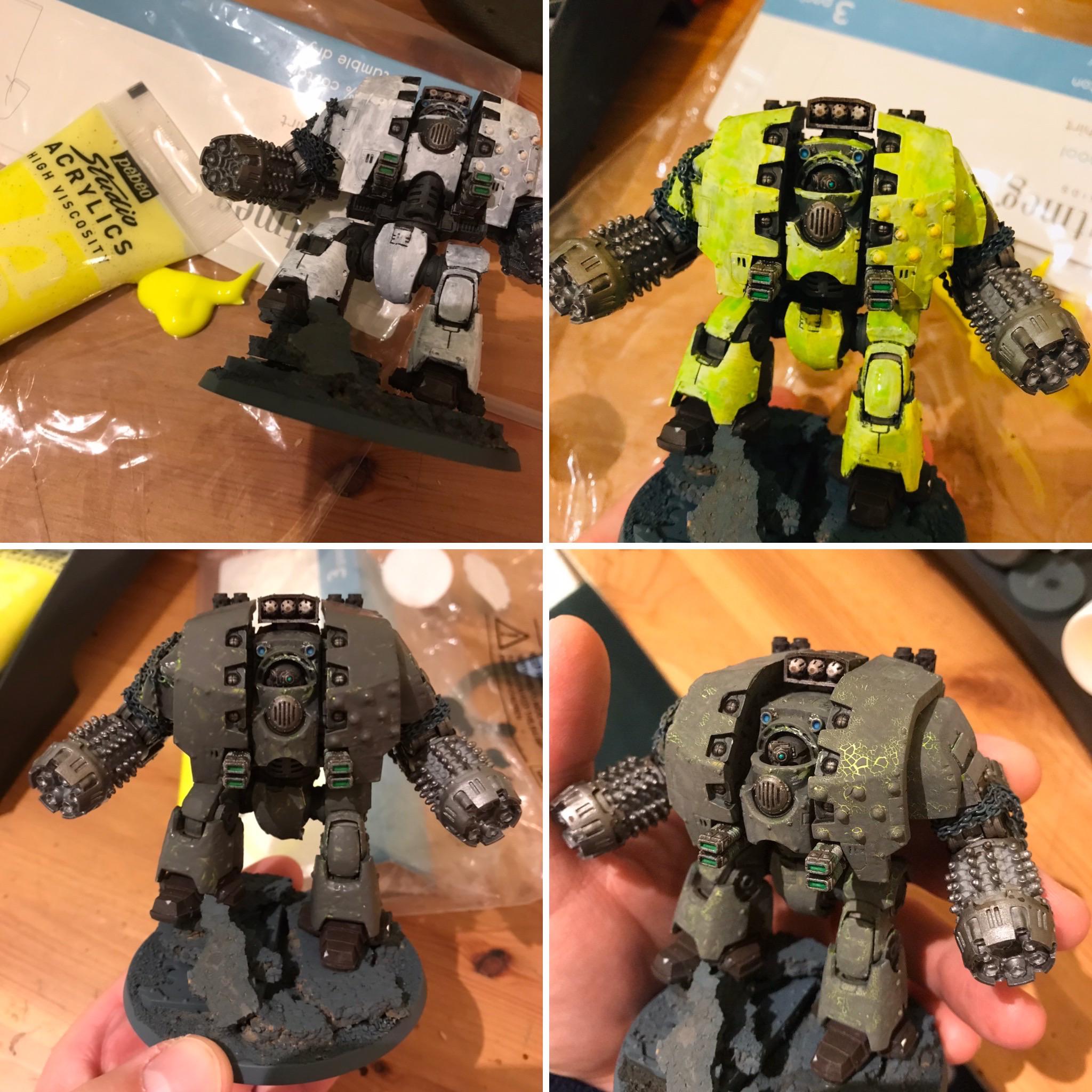 Experimenting with crackle paint... r/Warhammer40k