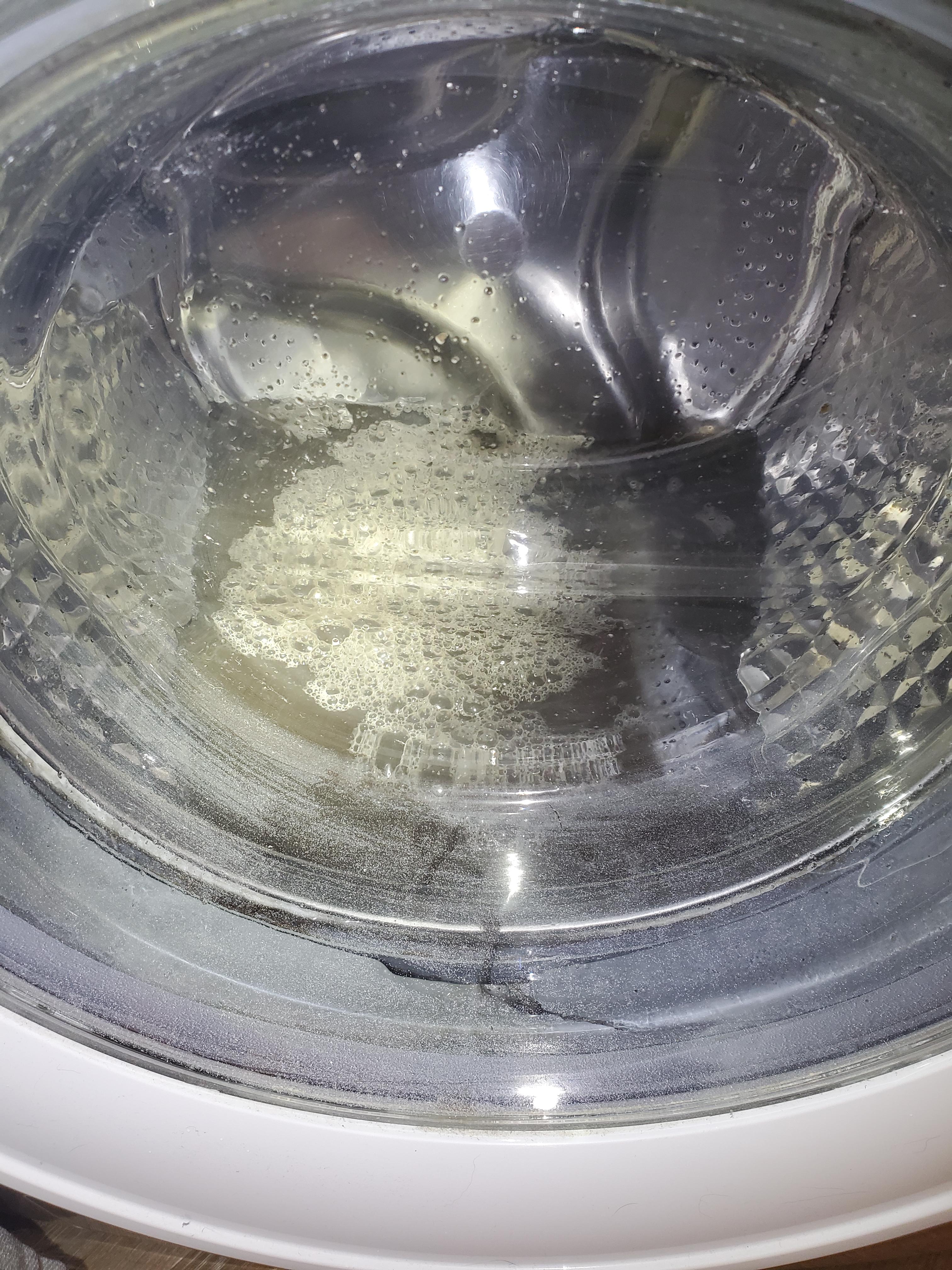 Ran the selfclean cycle on my washer after never having done so. That