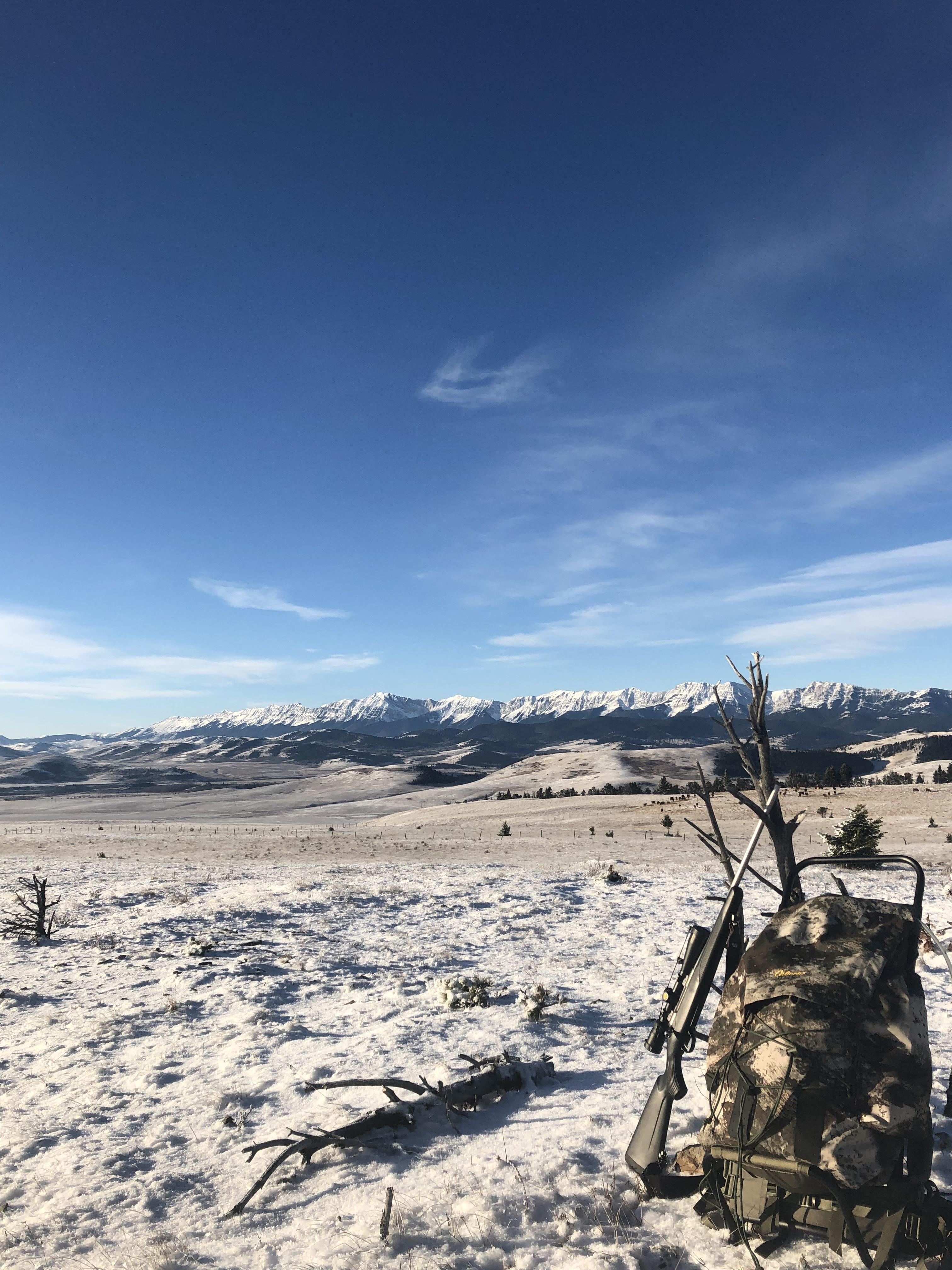 Didn’t get my deer but this view in the Porcupine Hills made it worth